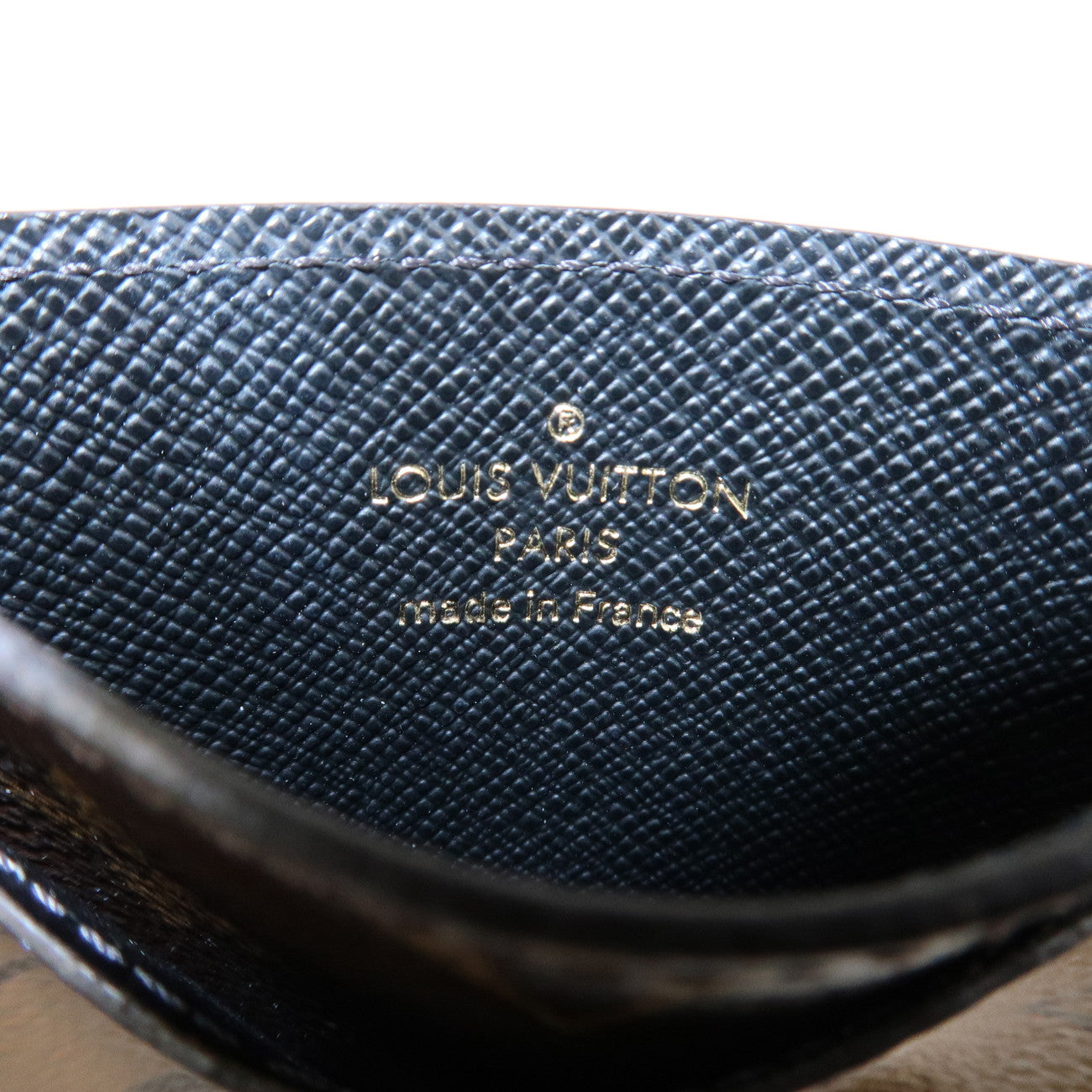 Louis Vuitton Monogram Reverse Porte Cartes Simple Card Case M69161