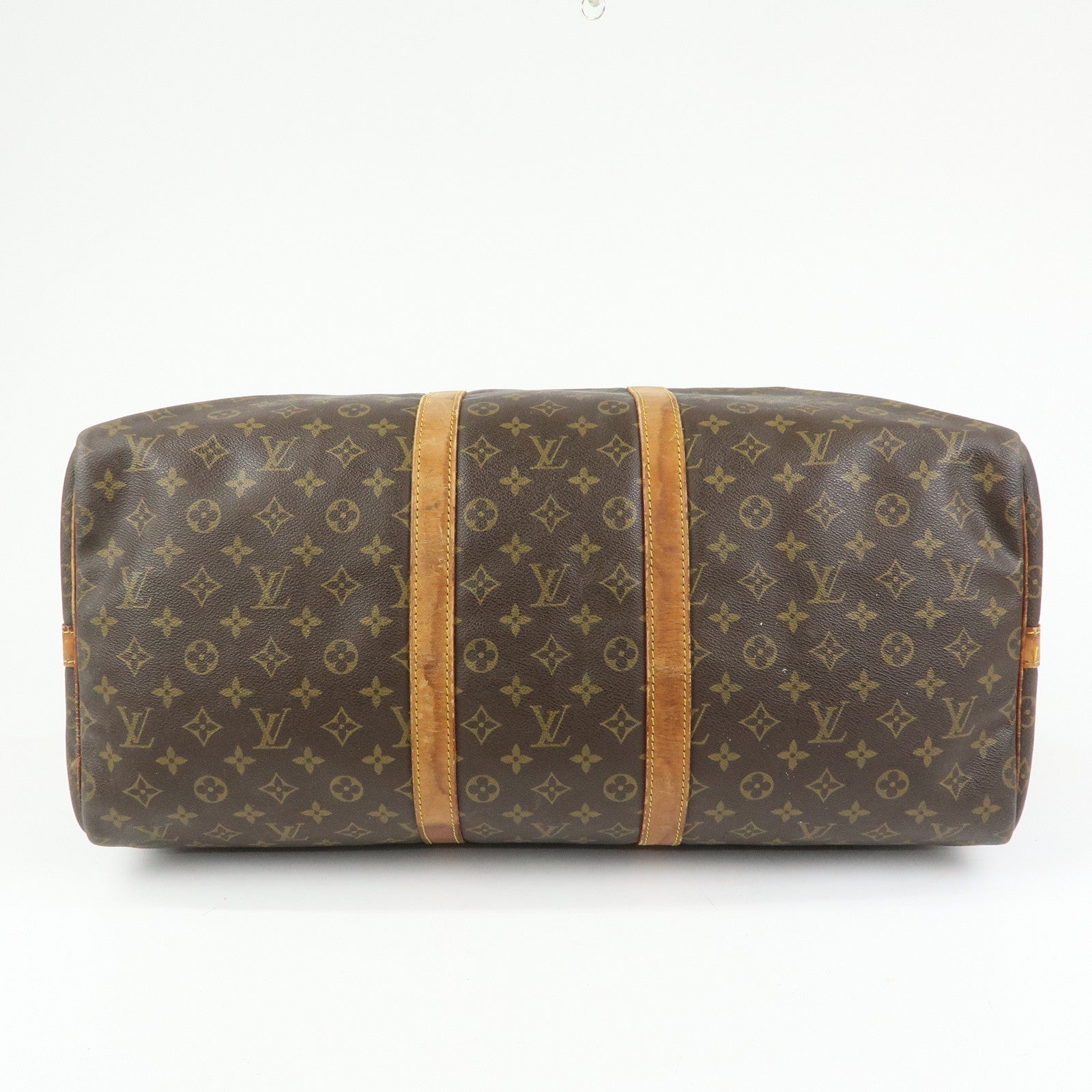 Louis Vuitton Monogram Keep All Bandouliere 55 Boston Bag M41414