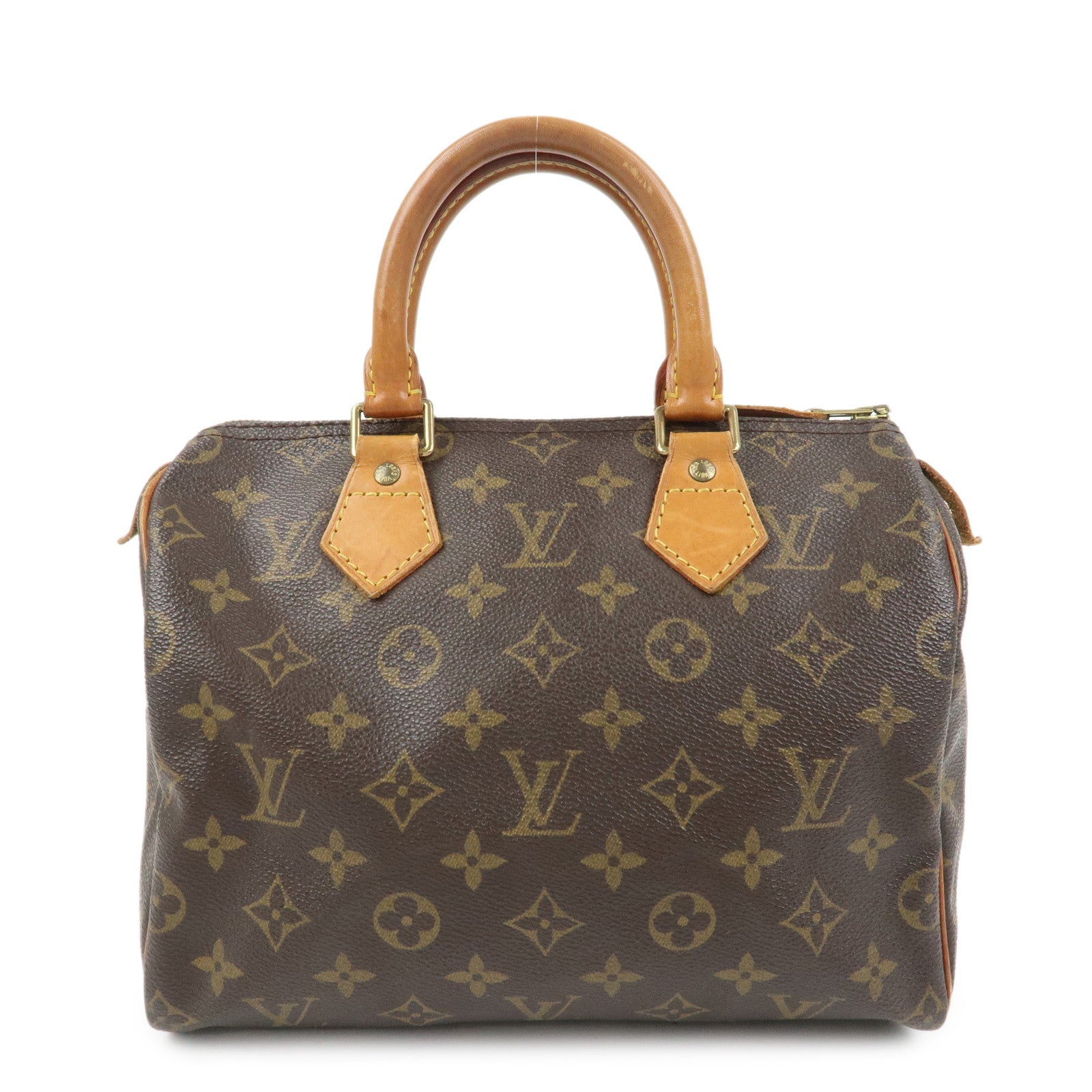 Louis Vuitton Monogram Speedy 25 Boston Bag Hand Bag Brown M41528