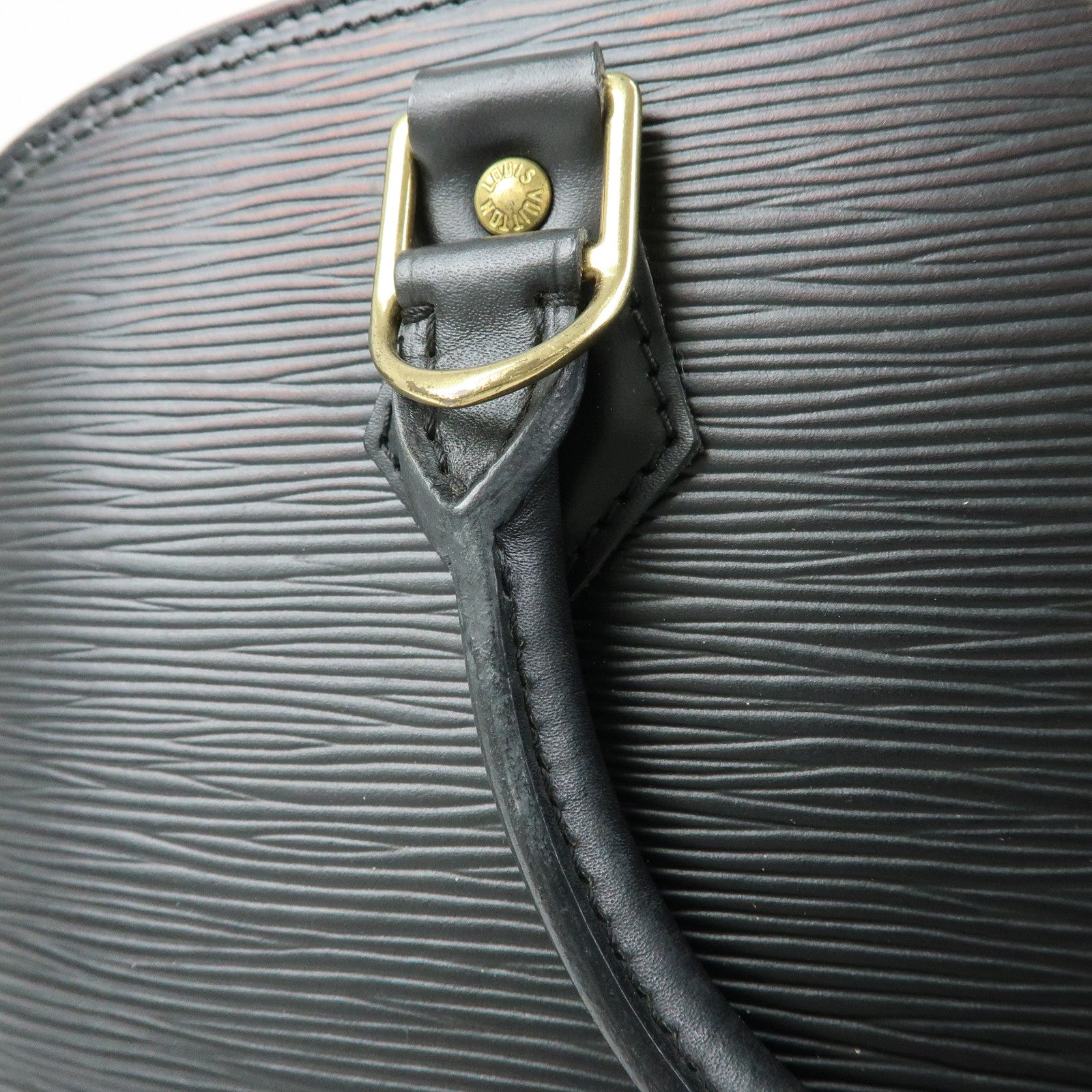 Louis Vuitton Epi Leather Alma Hand Bag Noir Black M52142
