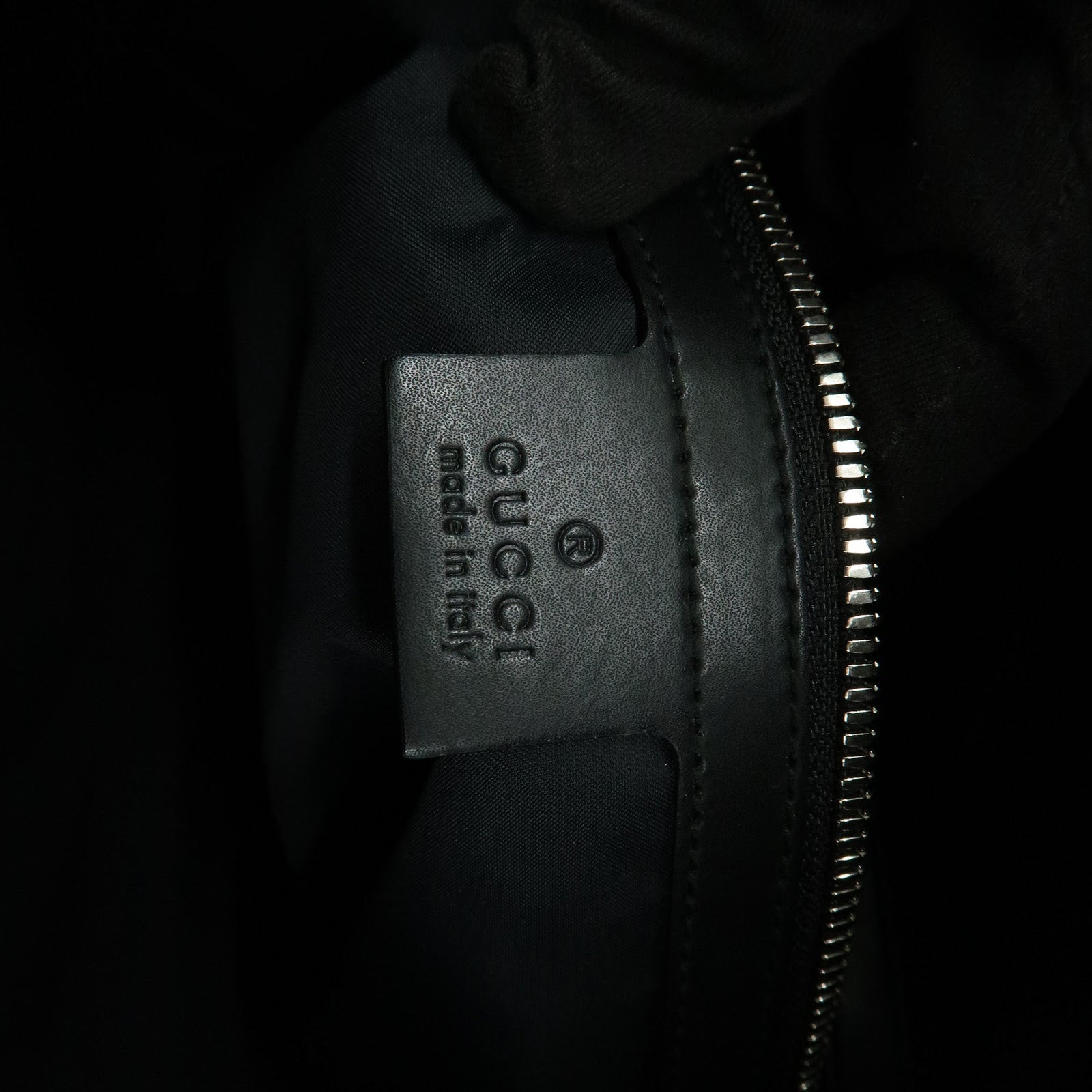 GUCCI Sherry GG Supreme Leather Backpack Rucksack Black 473872