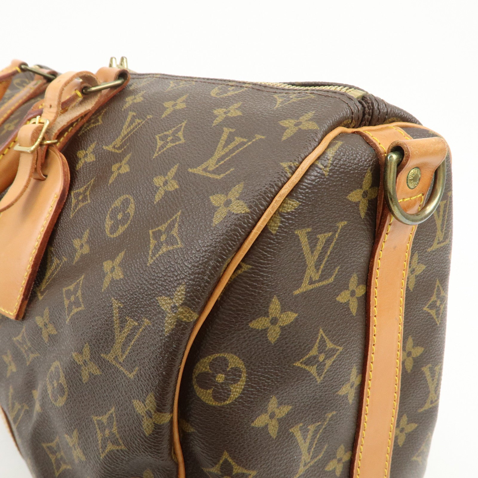 Louis Vuitton Monogram Keep All Bandouliere 45 Boston Bag M41418