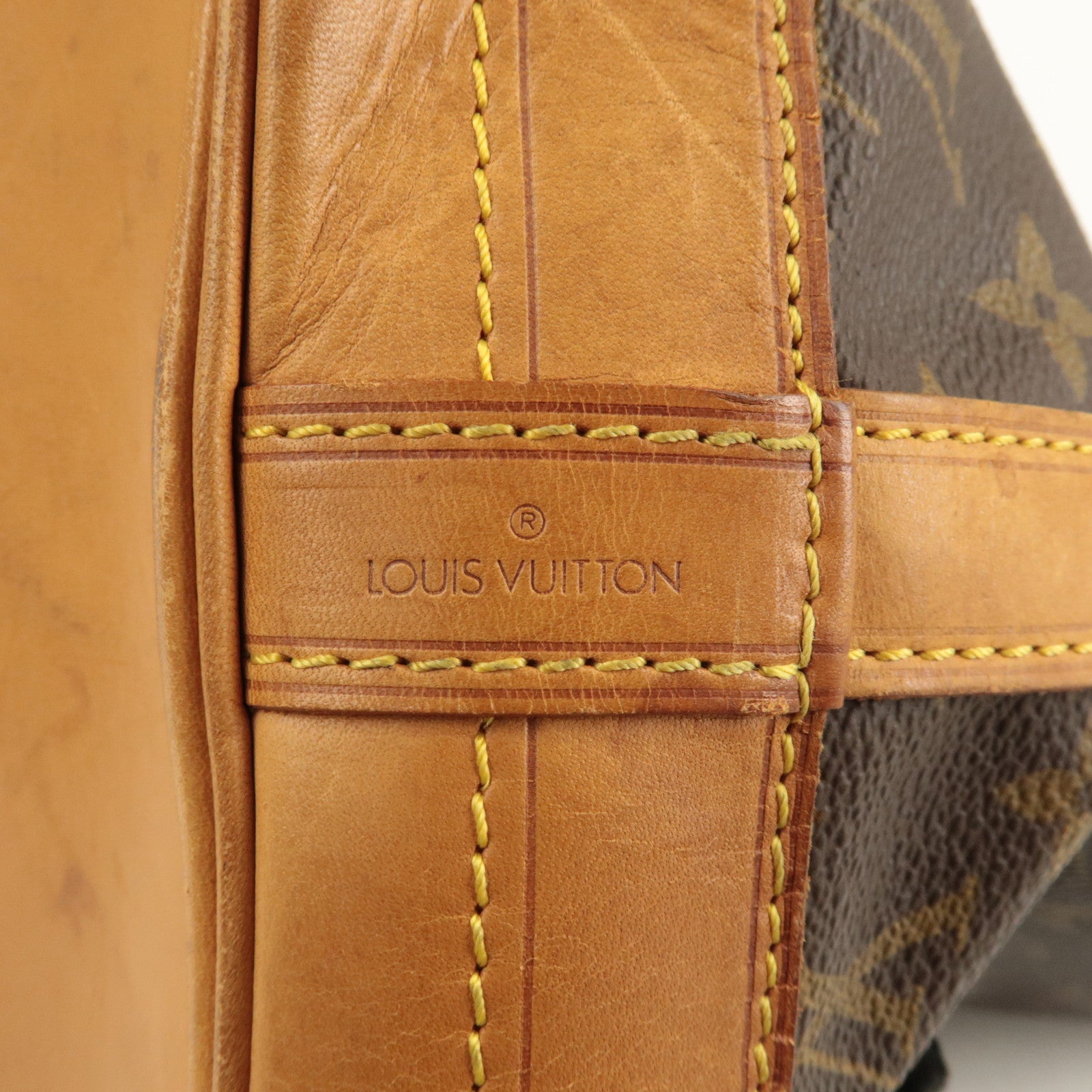 Louis Vuitton Monogram Noe Shoulder Bag Hand Bag Brown M42224