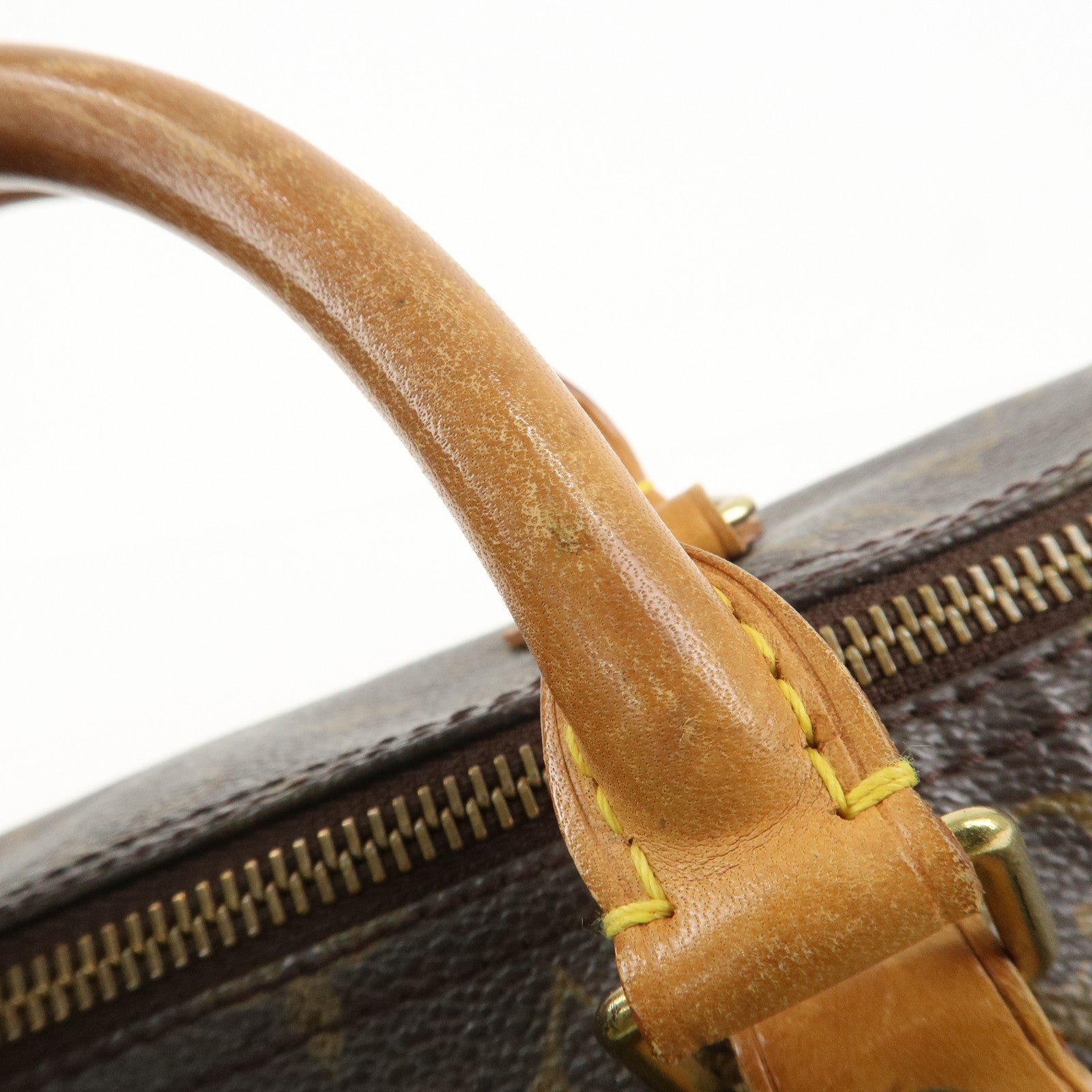 Louis Vuitton Monogram Speedy 30 Boston Bag Hand Bag Brown M41526 Used