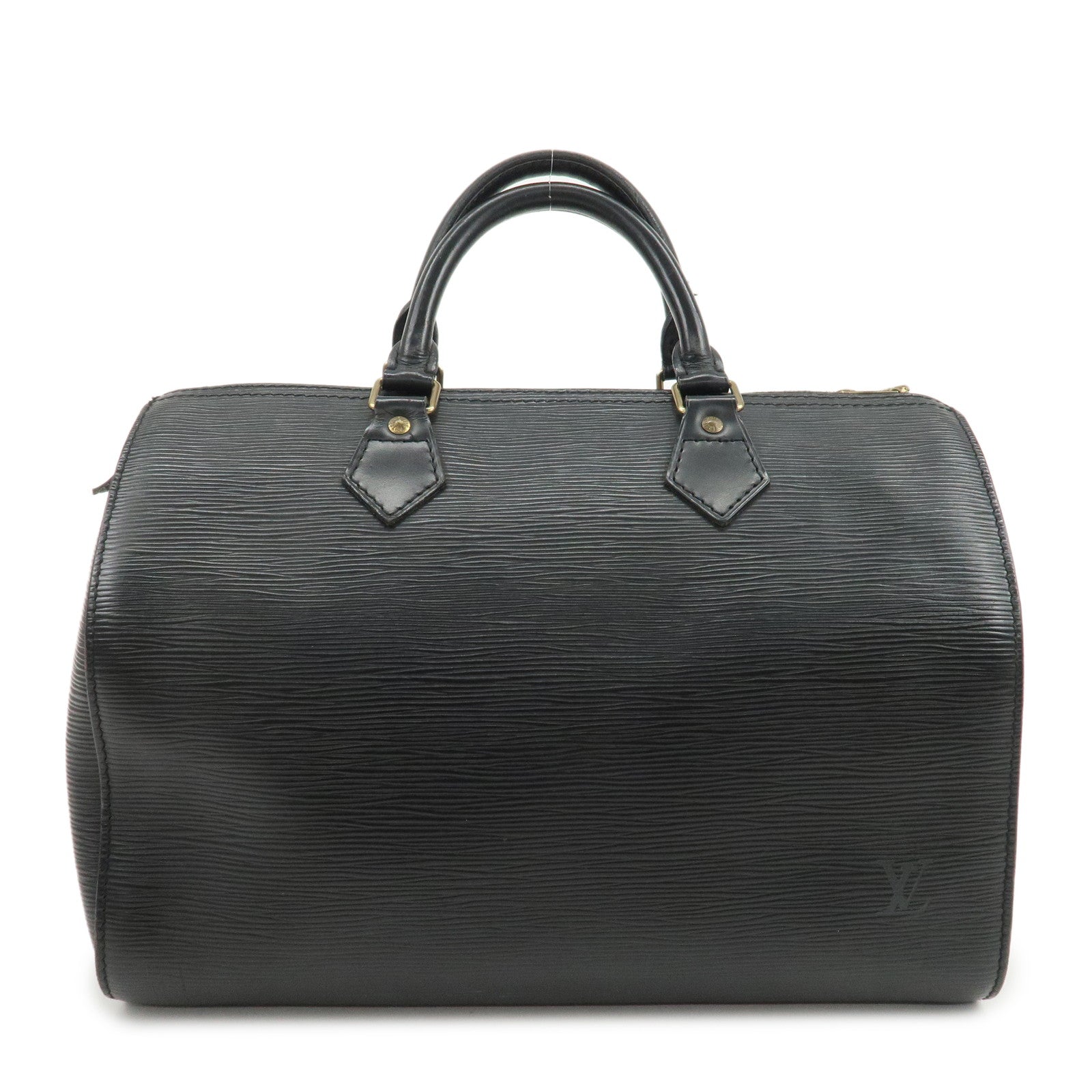 Louis Vuitton Epi Speedy 35 Boston Bag Hand Bag Noir Black M42992