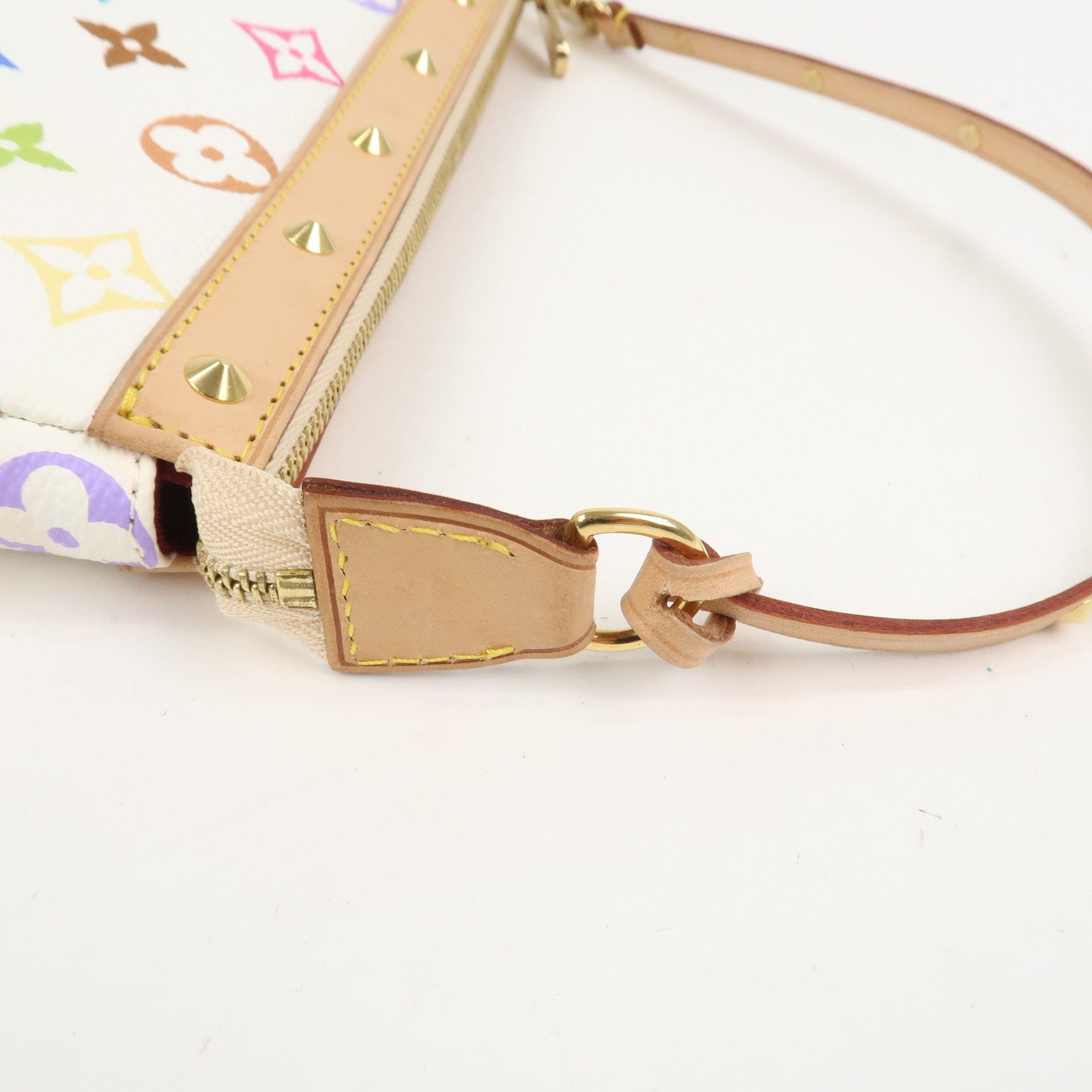 Louis Vuitton Monogram Multicolor Pochette Accessoires Blanc M92649