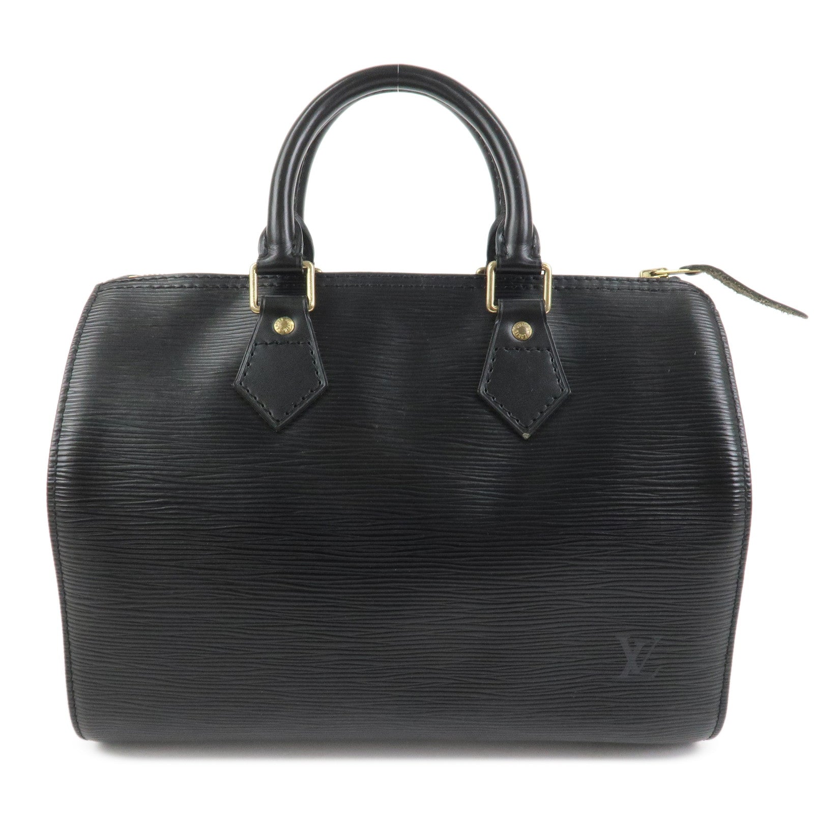 Louis Vuitton Epi Leather Speedy 25 Hand Bag Boston Bag Noir M59032