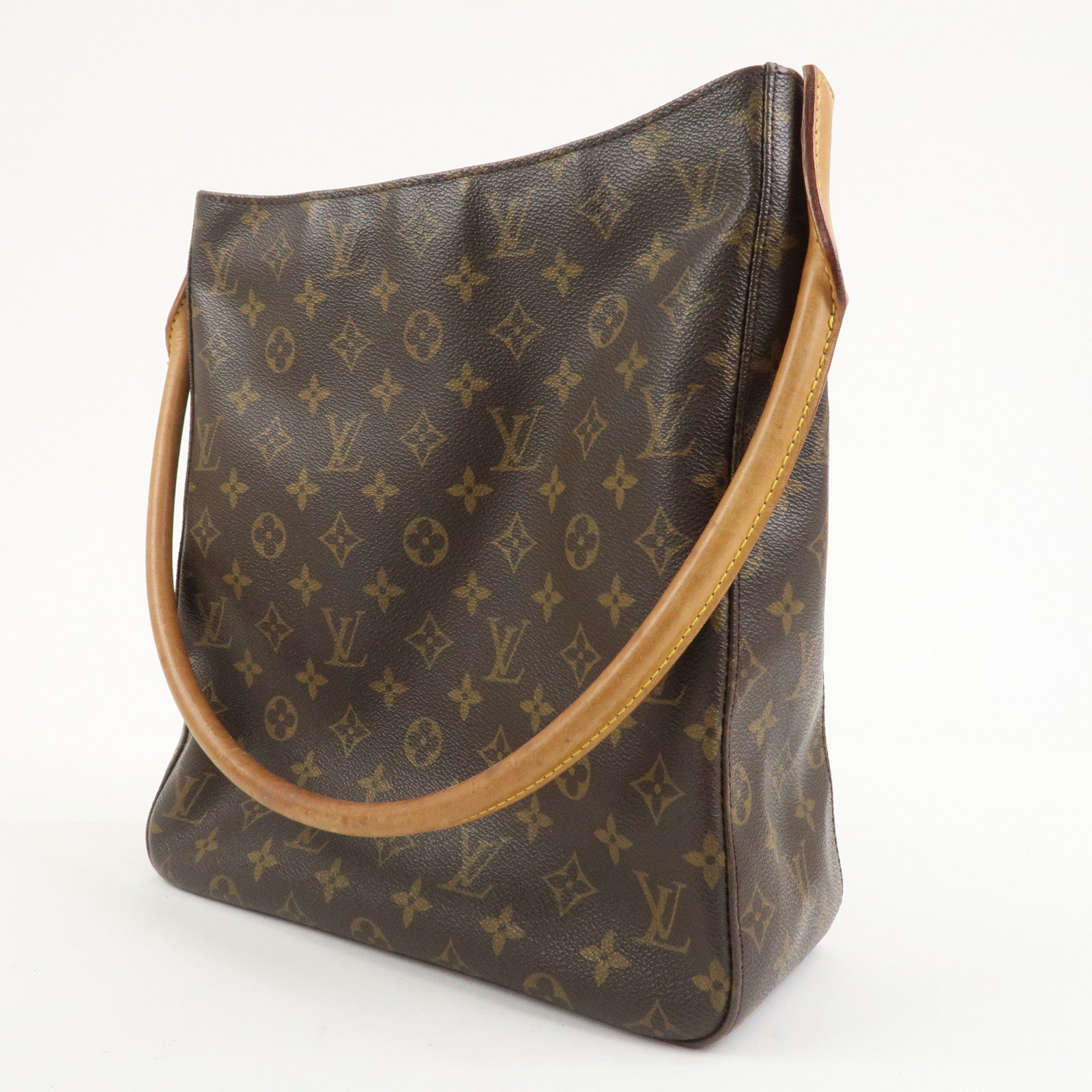 Louis Vuitton Monogram Looping GM Shoulder Bag Brown M51145