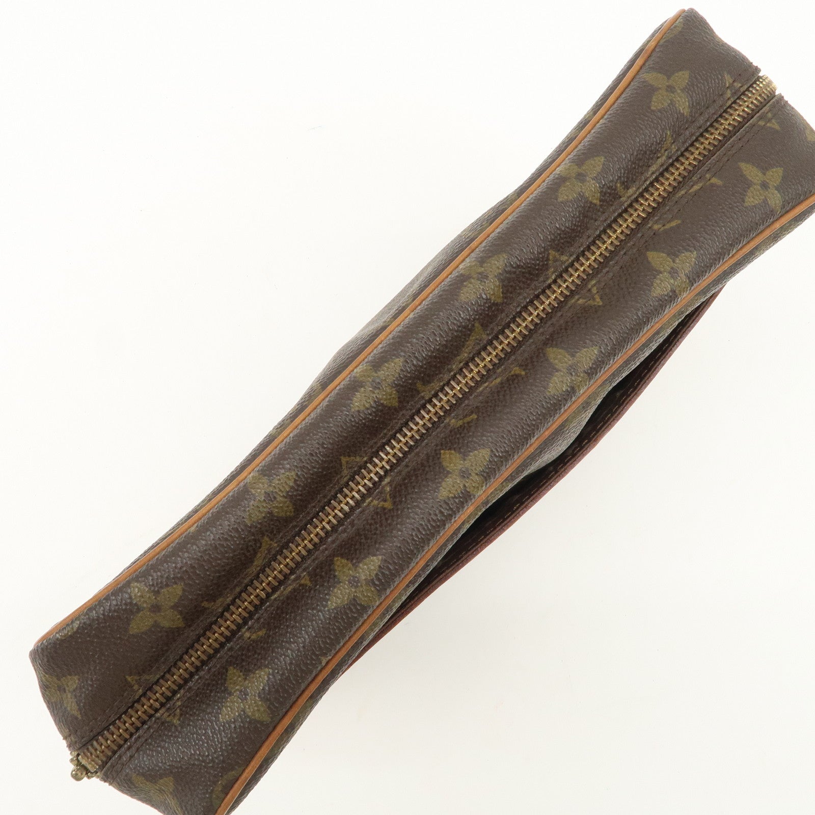 Louis Vuitton Monogram Compiegne 28 Pouch Clutch Bag Brown M51845