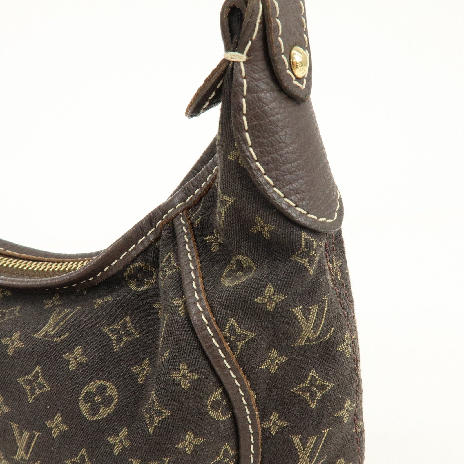 Louis Vuitton Monogram Mini Lin Manon PM Shoulder Bag Ebene M95621
