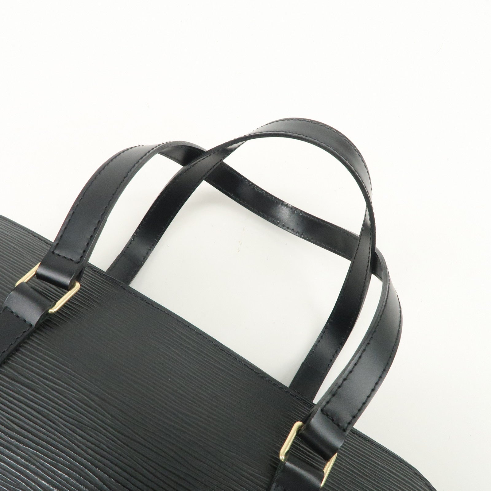 Louis Vuitton Epi Soufflot Hand Bag Shoulder Bag Noir M52862