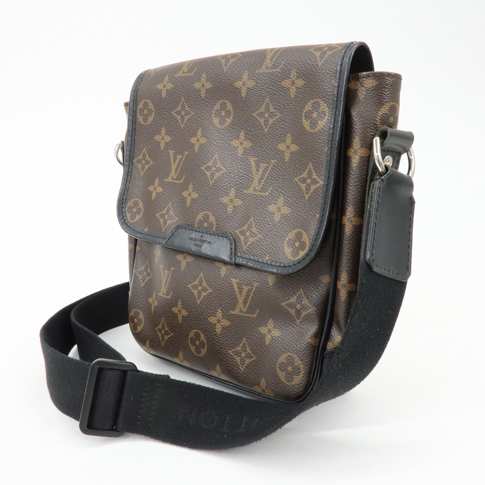 Louis Vuitton Monogram Macassar Bass PM Shoulder Bag Brown M56717