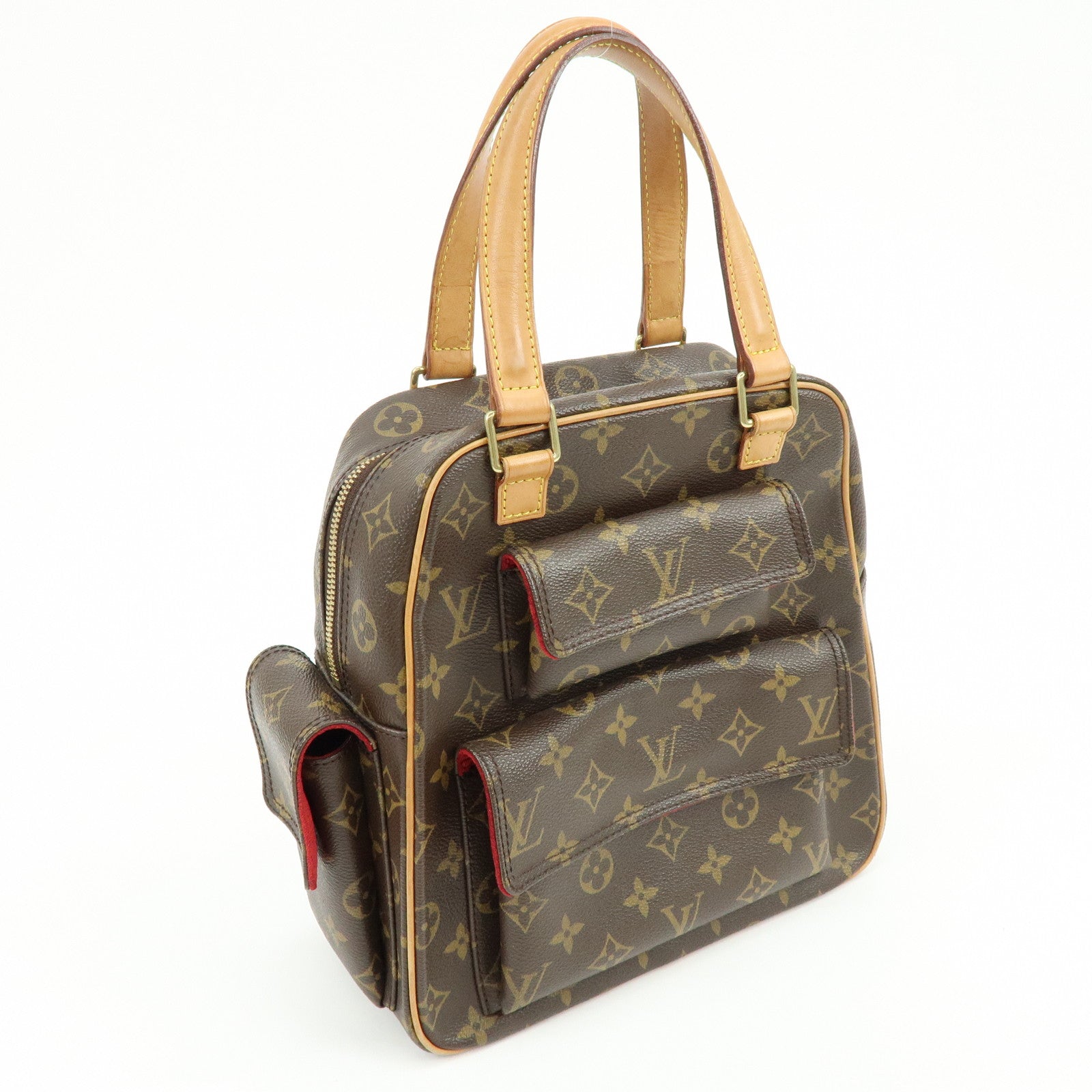 Louis Vuitton Monogram Excentri Cite Canvas Hand Bag Brown M51161