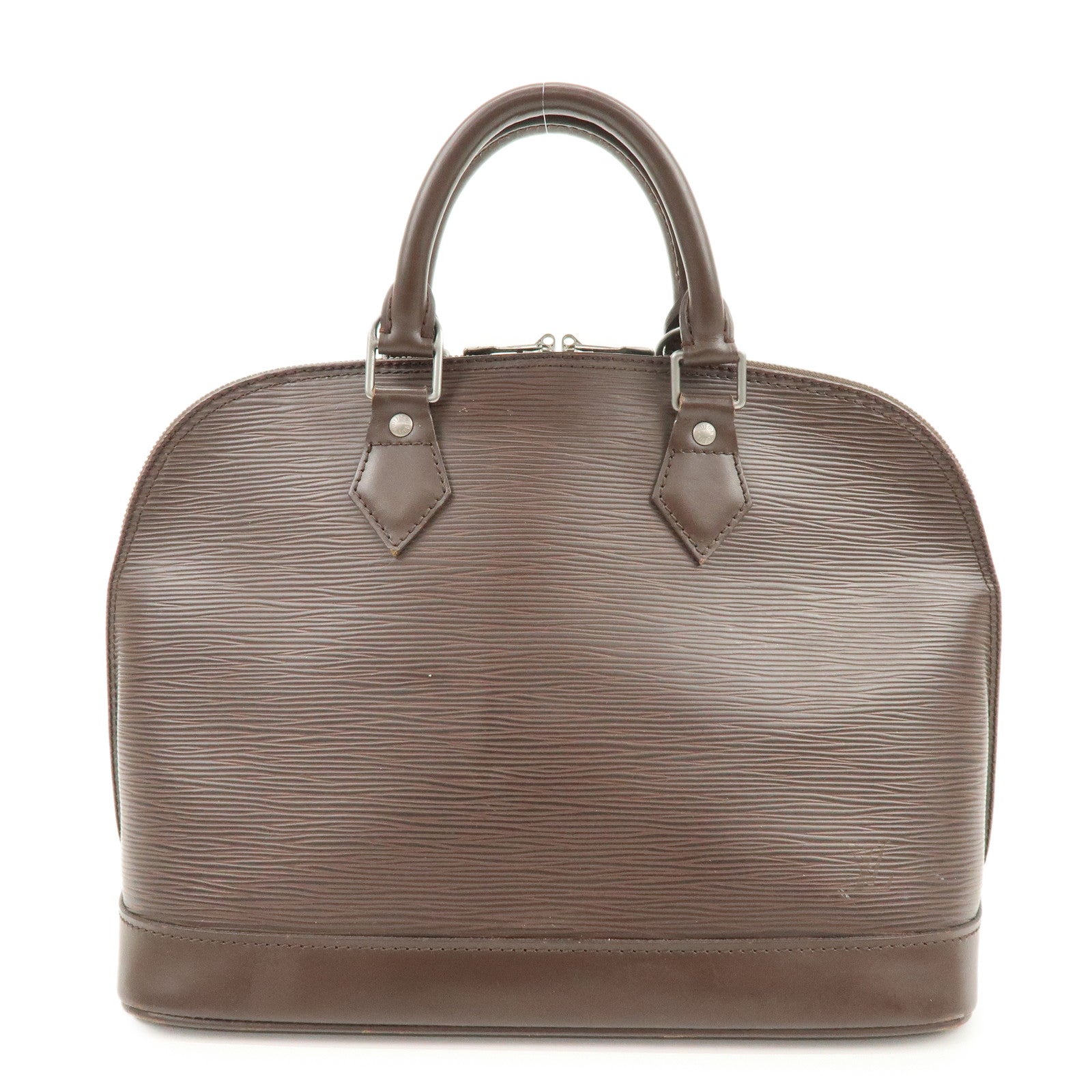 Louis Vuitton Epi Leather Alma Hand Bag Mocha M5214D