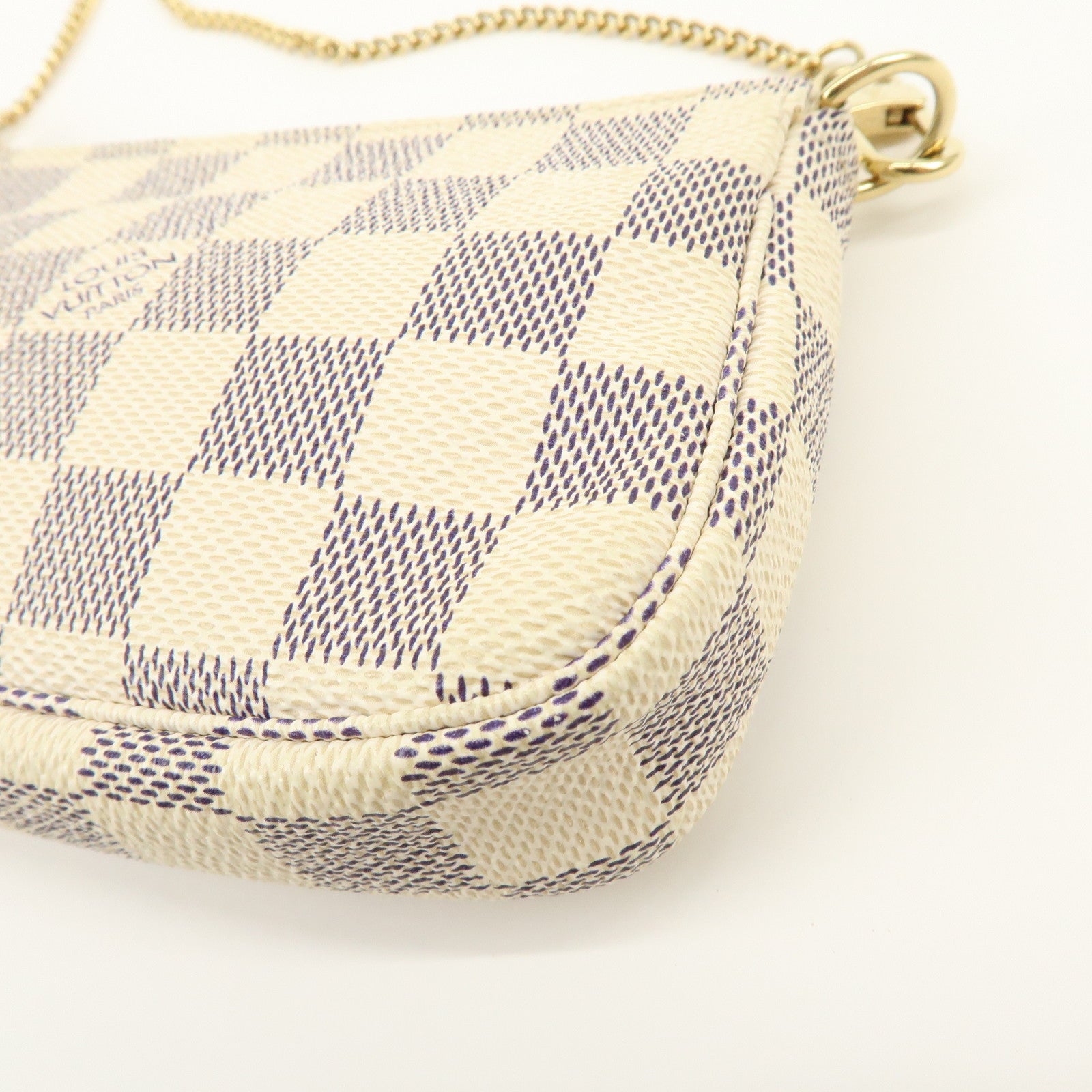 Louis Vuitton Damier Azur Mini Pochette Accesoire Pouch N58010