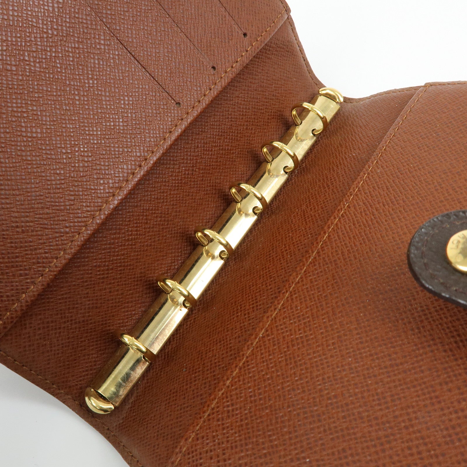 Louis Vuitton Monogram Agenda PM Planner Cover Brown R20005