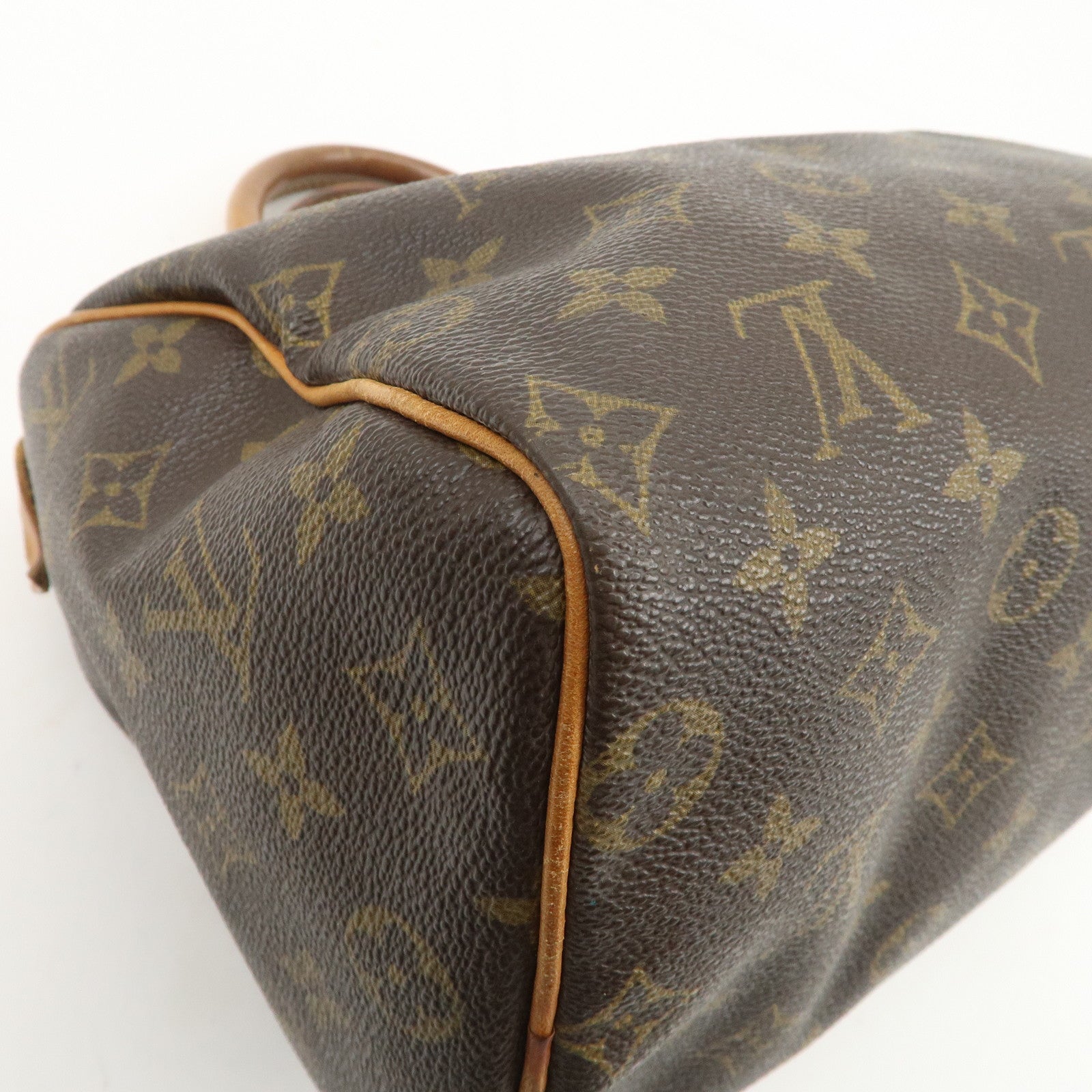 Louis Vuitton Monogram Speedy 25 Boston Bag Hand Bag Brown M41528