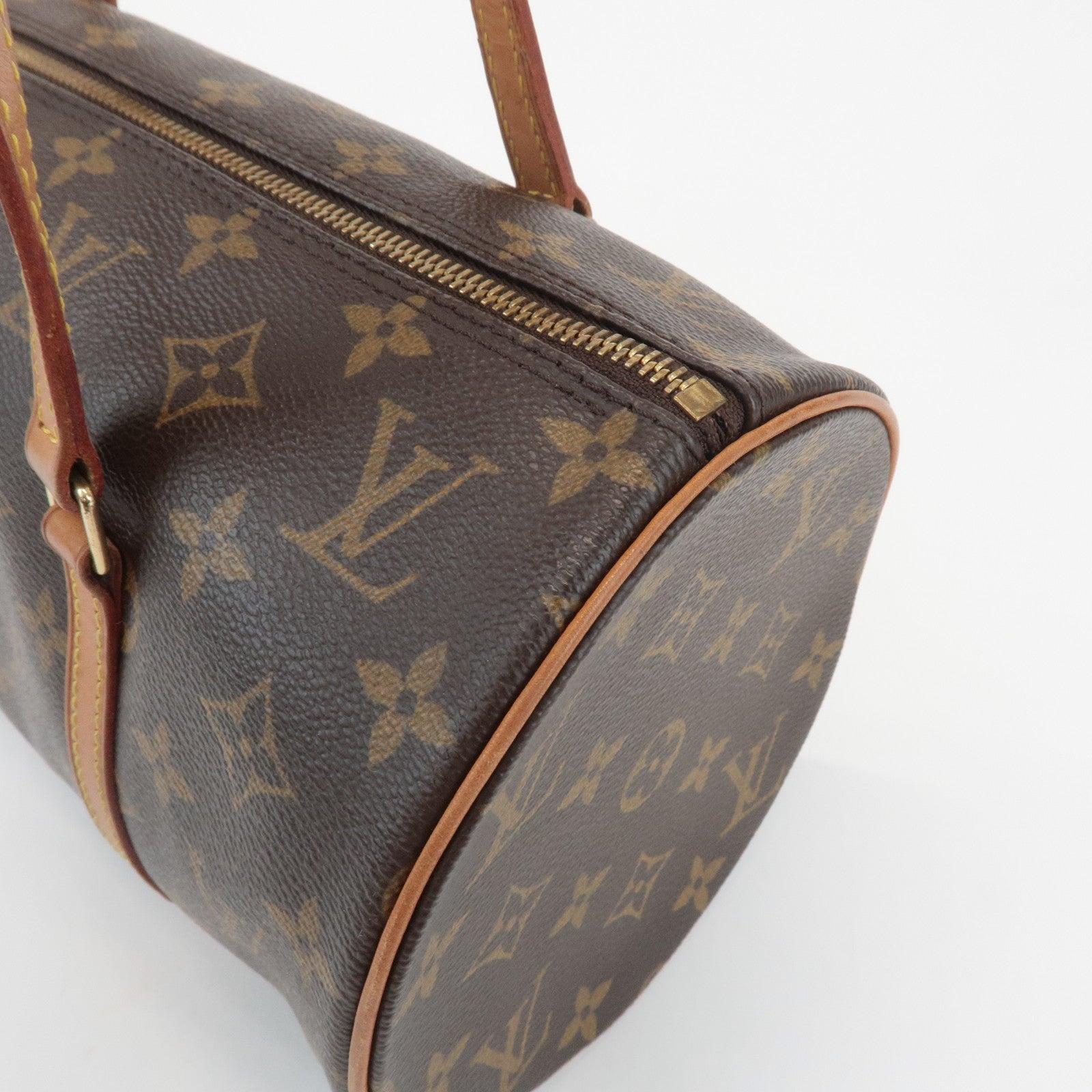 Louis Vuitton Monogram Papillon 30 Hand Bag New Style Brown M51385