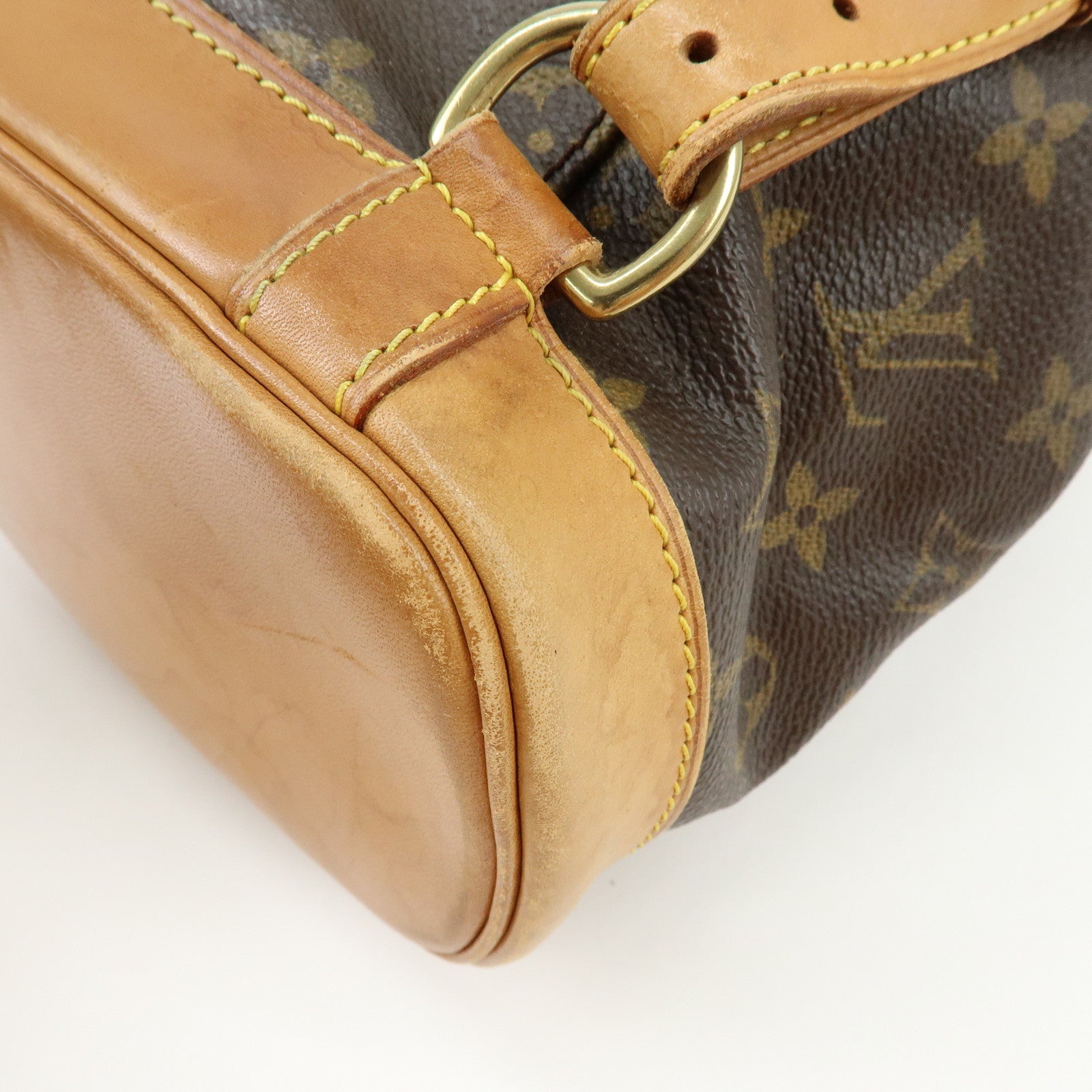 Louis Vuitton Monogram Montsouris MM Backpack Rucksack Brown M51136