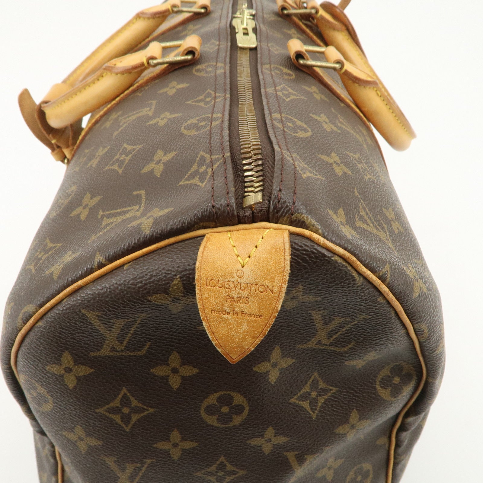 Louis Vuitton Monogram Canvas Keep All 45 Boston Bag Brown M41428
