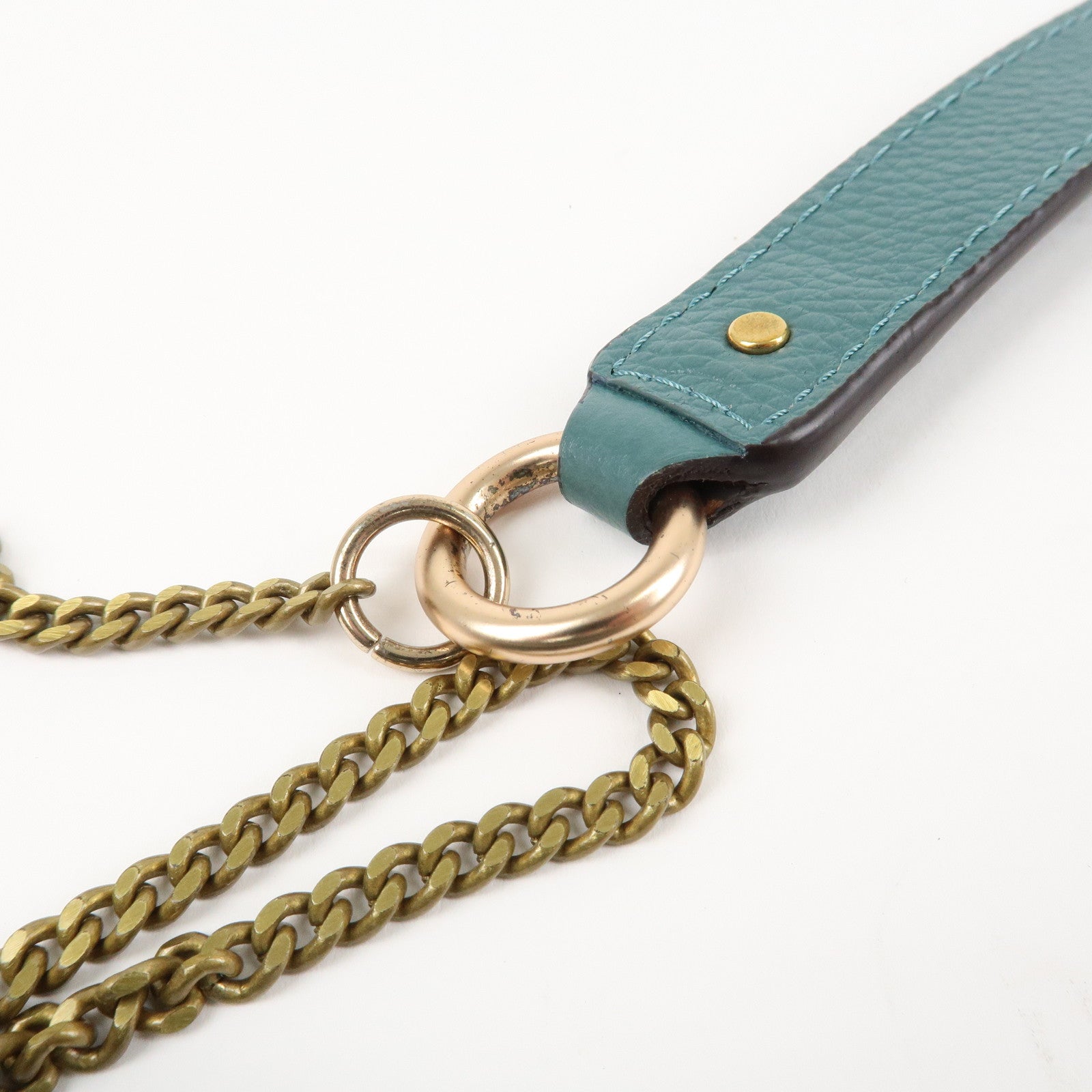 Chloe See By Chloe Joan Leather Suede Shoulder Bag Turquoise Blue Used