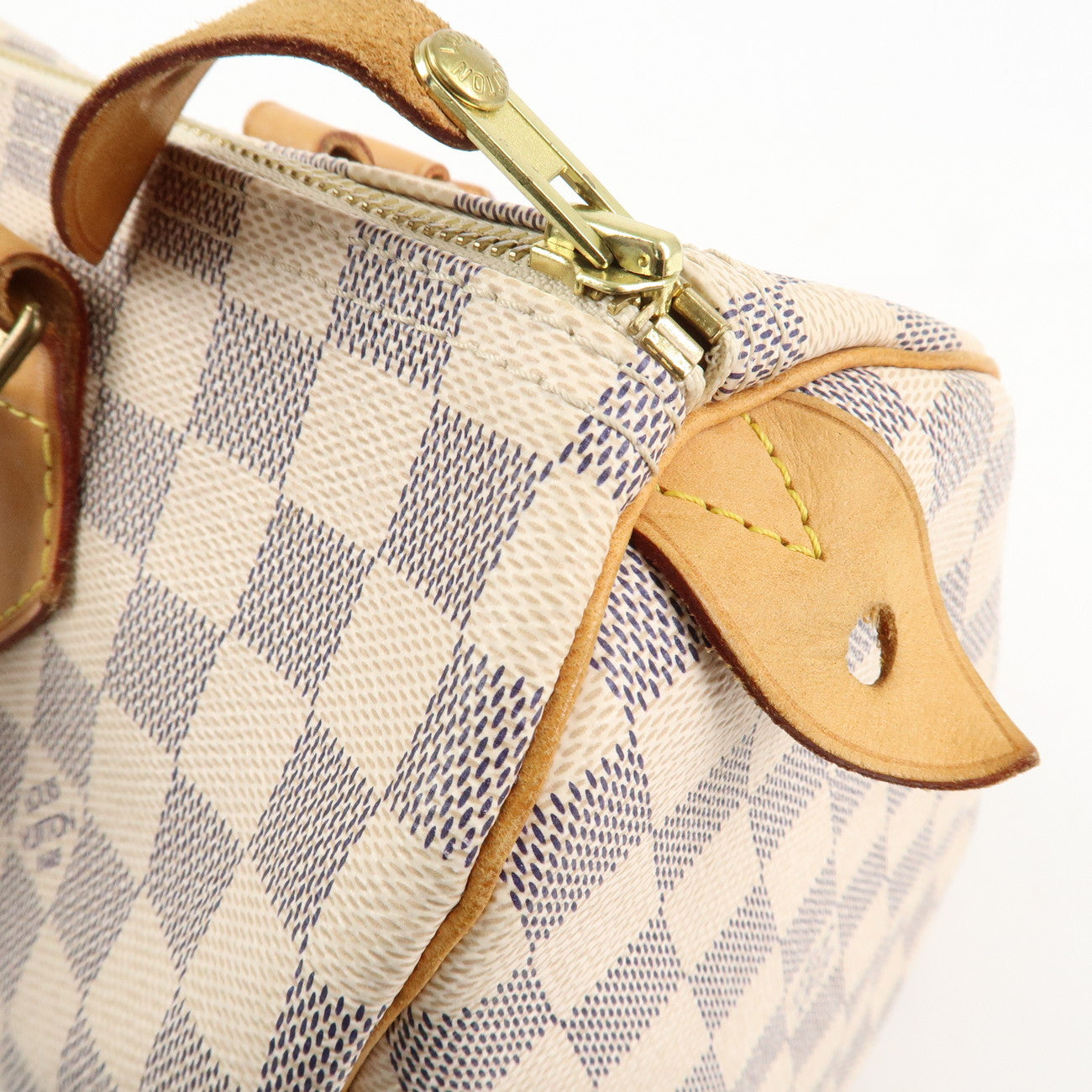 Louis Vuitton Damier Azur Speedy 30 Boston Bag Hand Bag N41533 Used