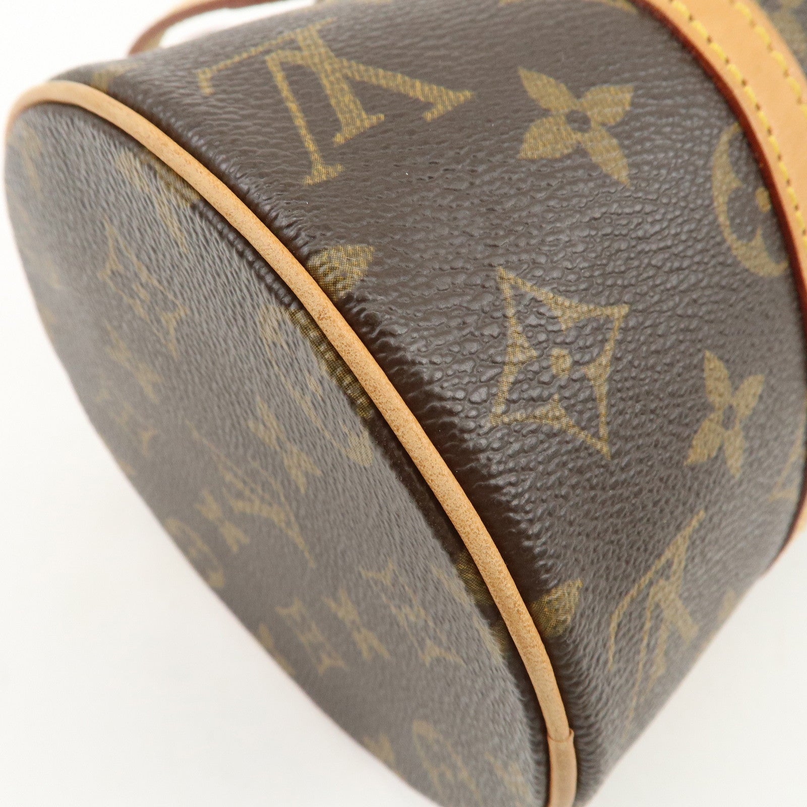 Louis Vuitton Monogram Papillon 26 Hand Bag Brown M51386