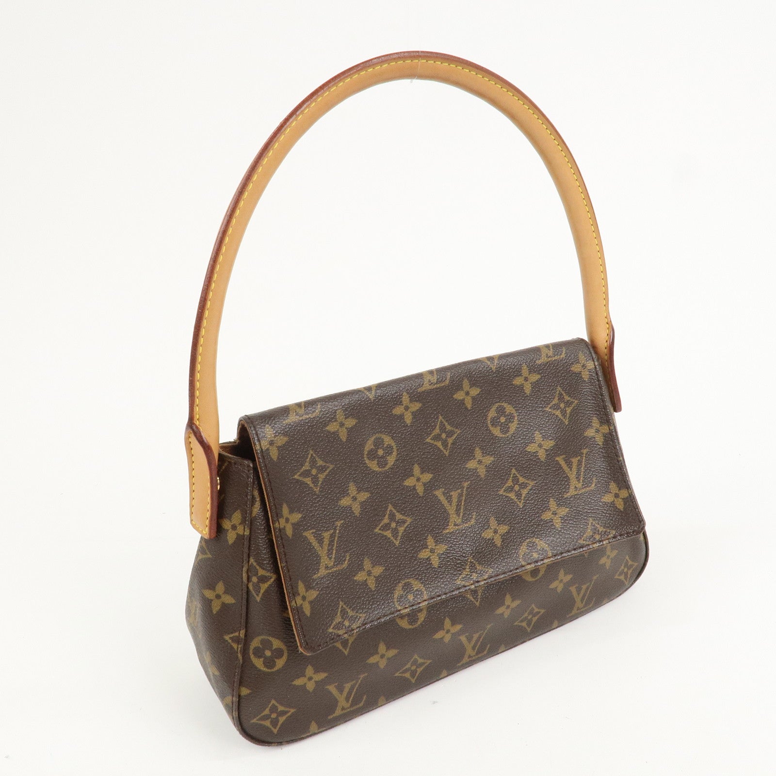 Louis Vuitton Monogram Mini Looping Shoulder Bag Brown M51147