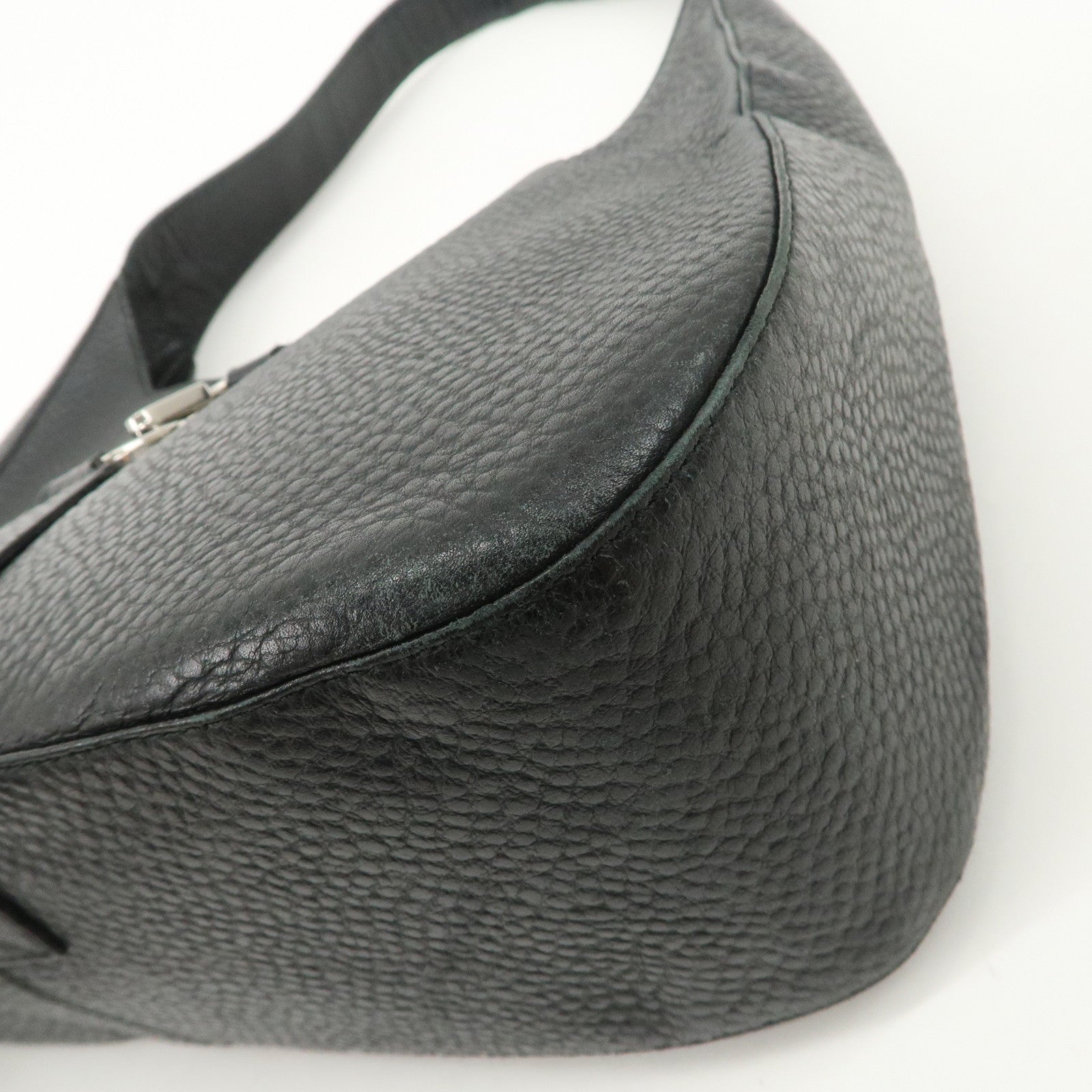 Ferragamo Gancini Shoulder Bag Hand Bag Black