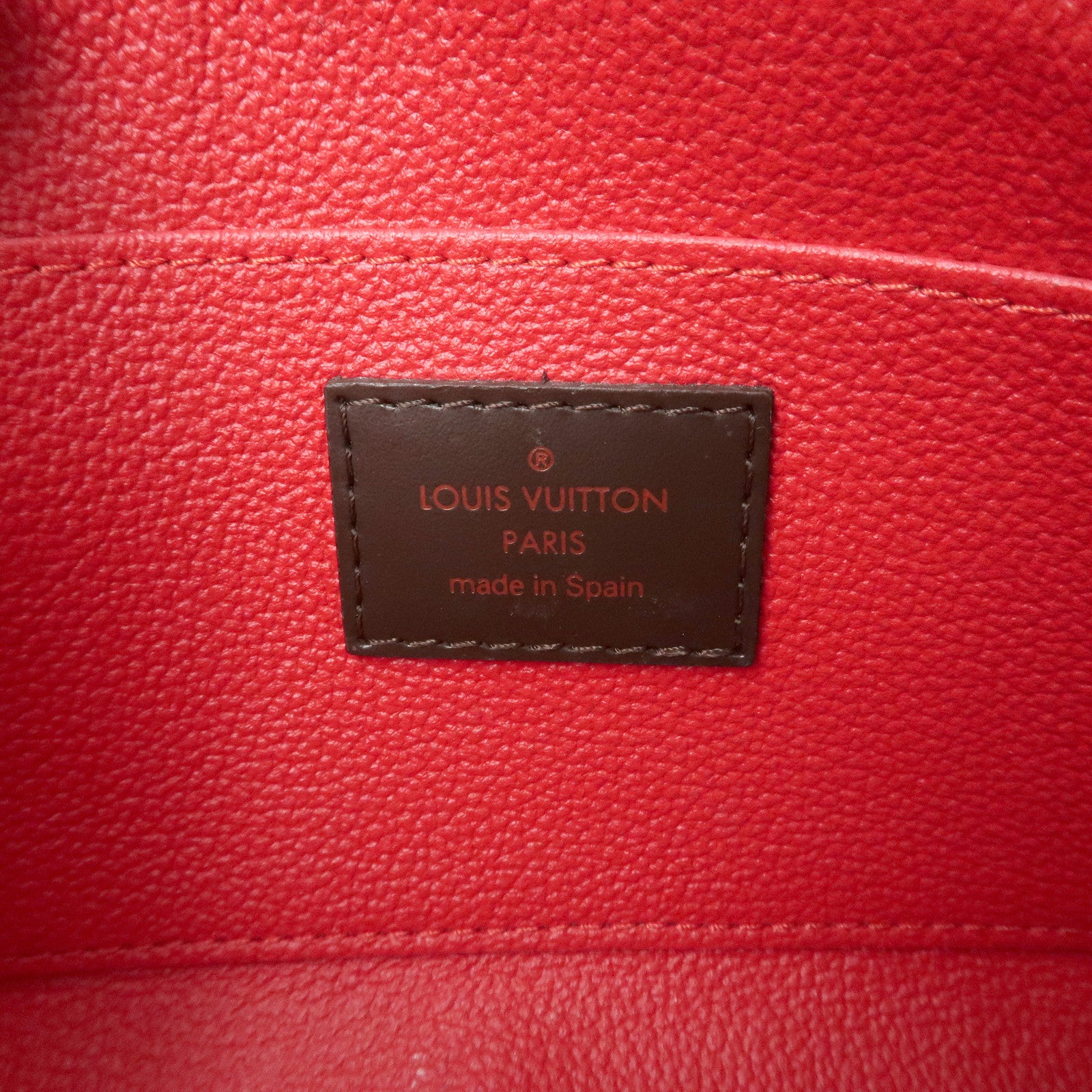 Louis Vuitton Damier Pochette Cosmetic PM Pouch Brown N47516
