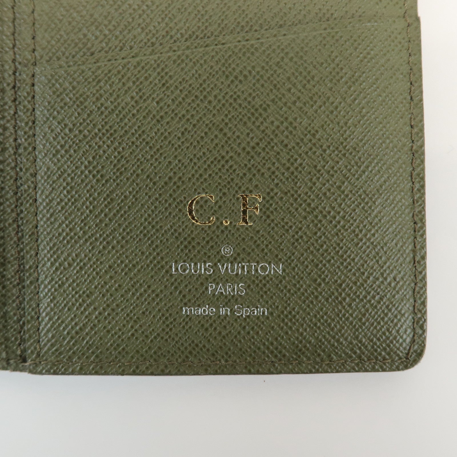 Louis Vuitton Epi Leather Portefeuille Brazza Wallet Khaki M61819