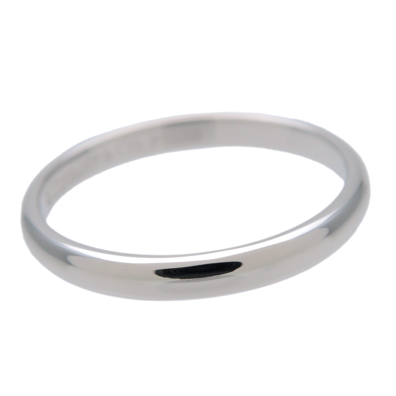 Tiffany & Co Stacking Band Ring PT950 Platinum US3.5 EU45 HK7