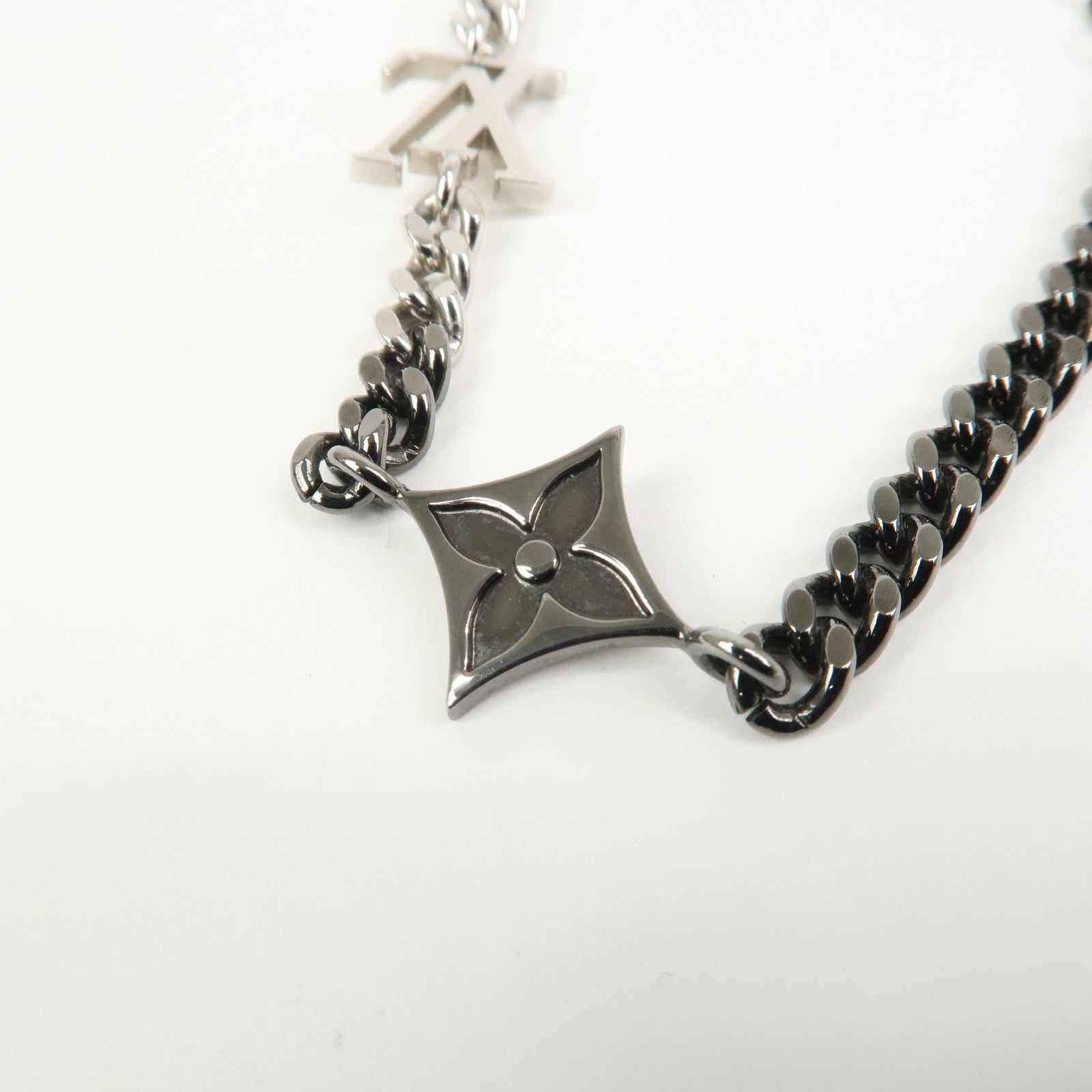 Louis Vuitton Monogram LV Instinct Bracelet Metal Silver M00508