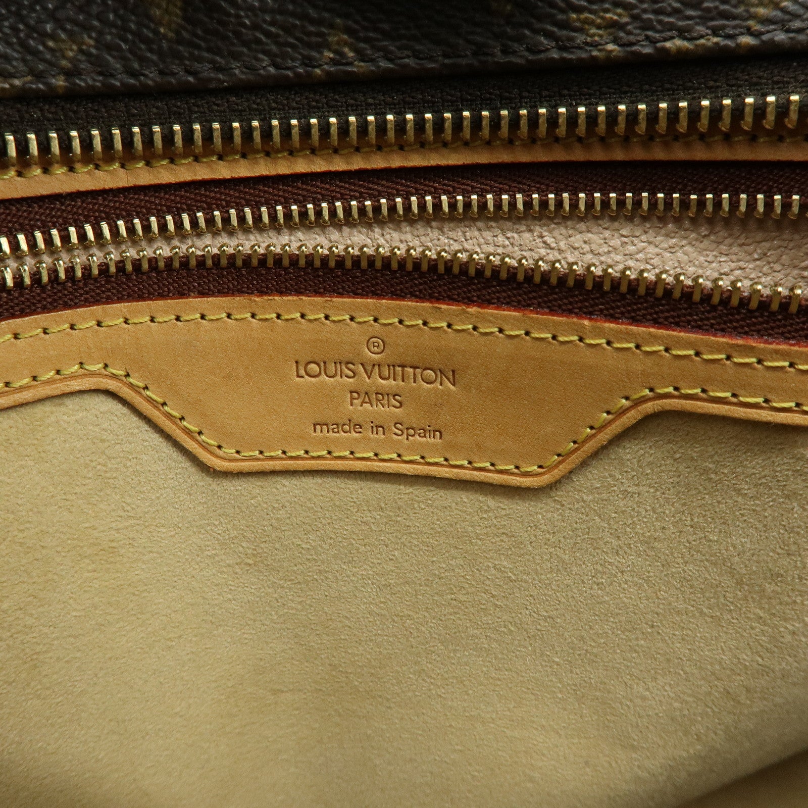 Louis Vuitton Monogram Luco Tote Bag Shoulder Bag Brown M51155