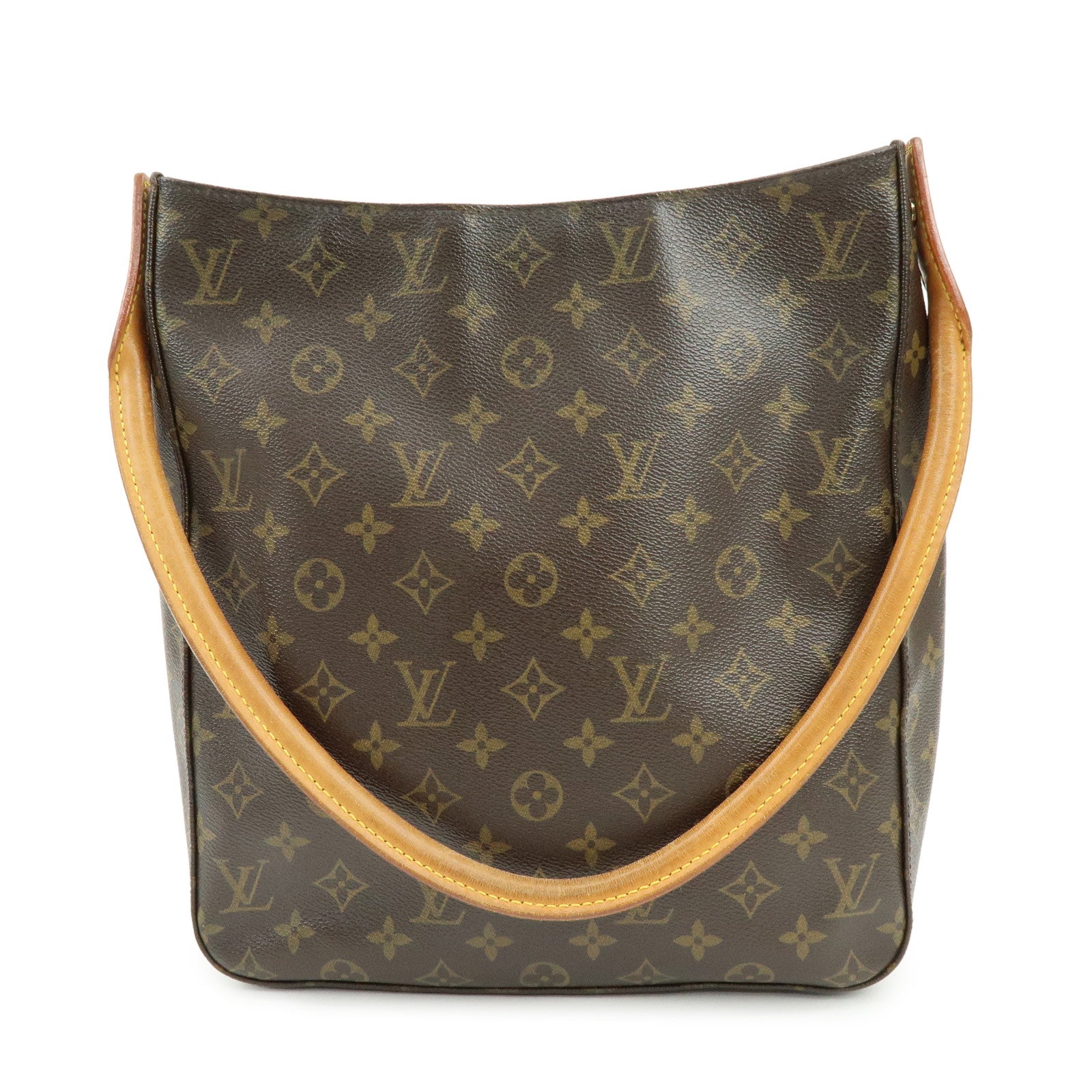 Louis Vuitton Monogram Looping GM Shoulder Bag Brown M51145