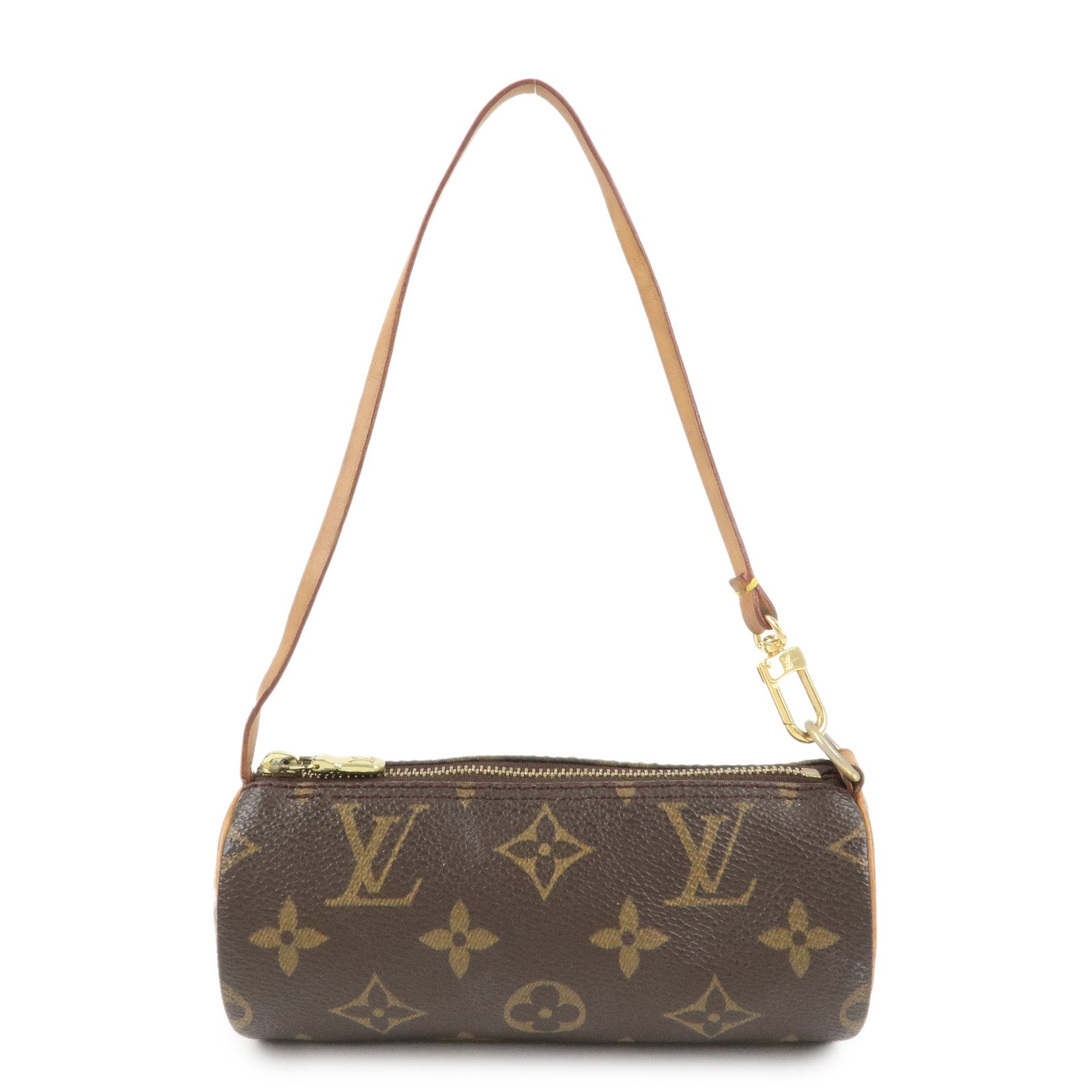 Louis Vuitton Monogram Mini Pouch for Papillon Bag New Style Brown