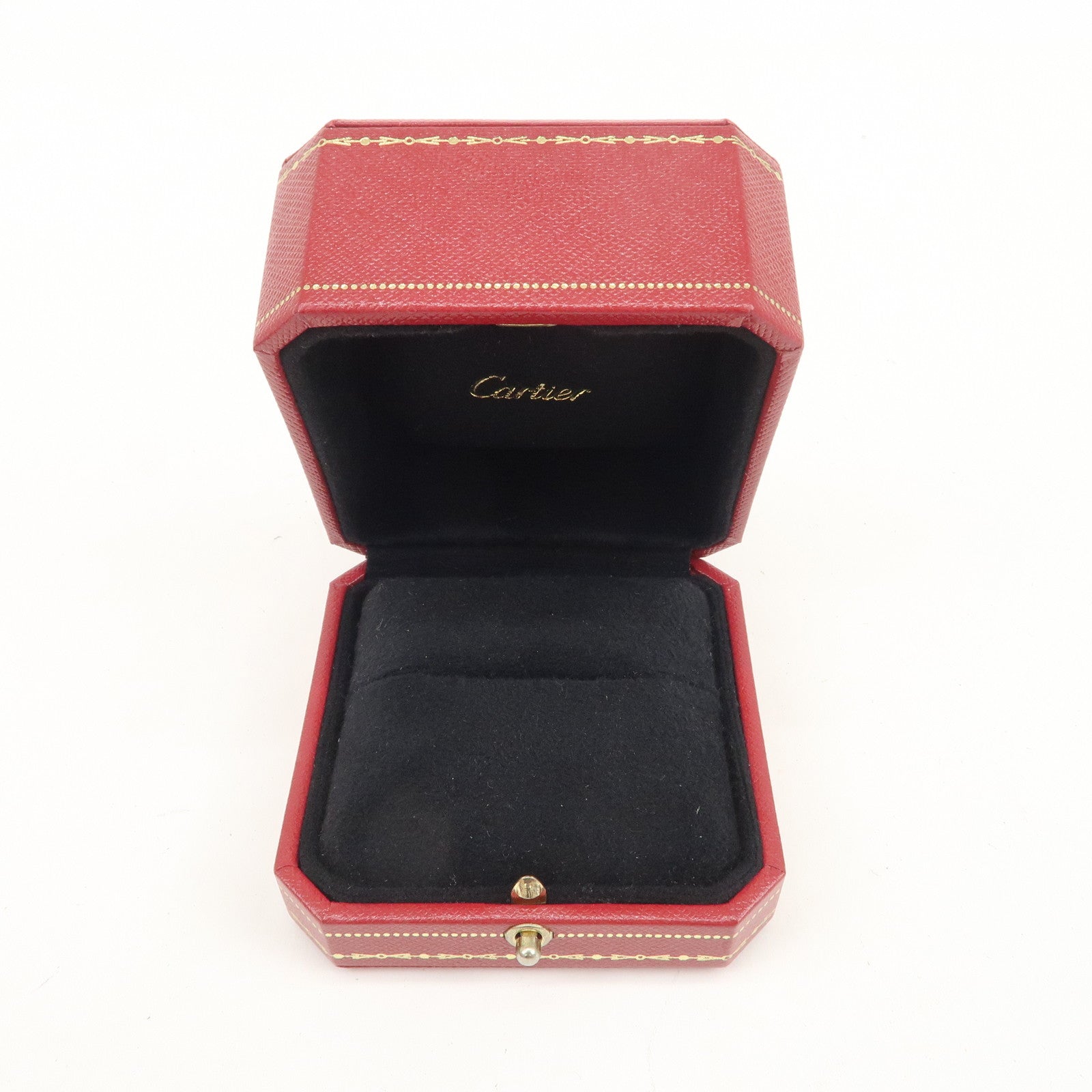 Cartier Set of 5 Jewelry Boxes Ring Boxes Red Gold