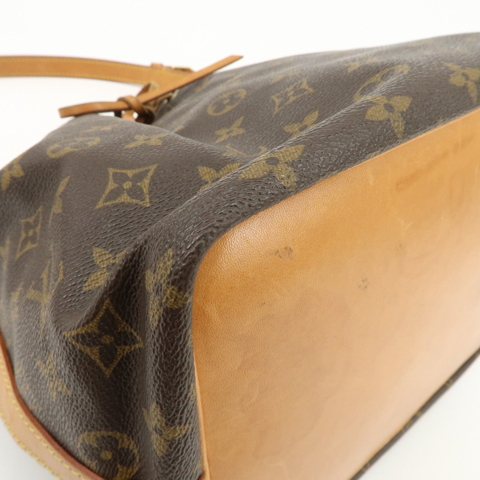 Louis Vuitton Monogram Canvas Petit Noe Shoulder Bag Brown M42226