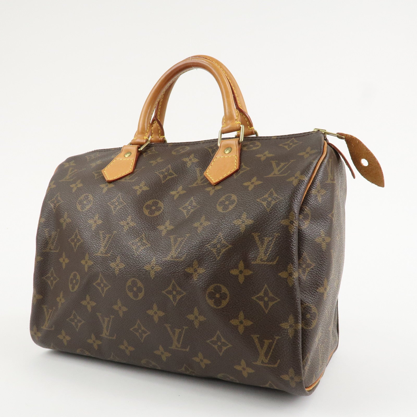 Louis Vuitton Monogram Speedy 30 Hand Bag Boston Bag M41526 Used