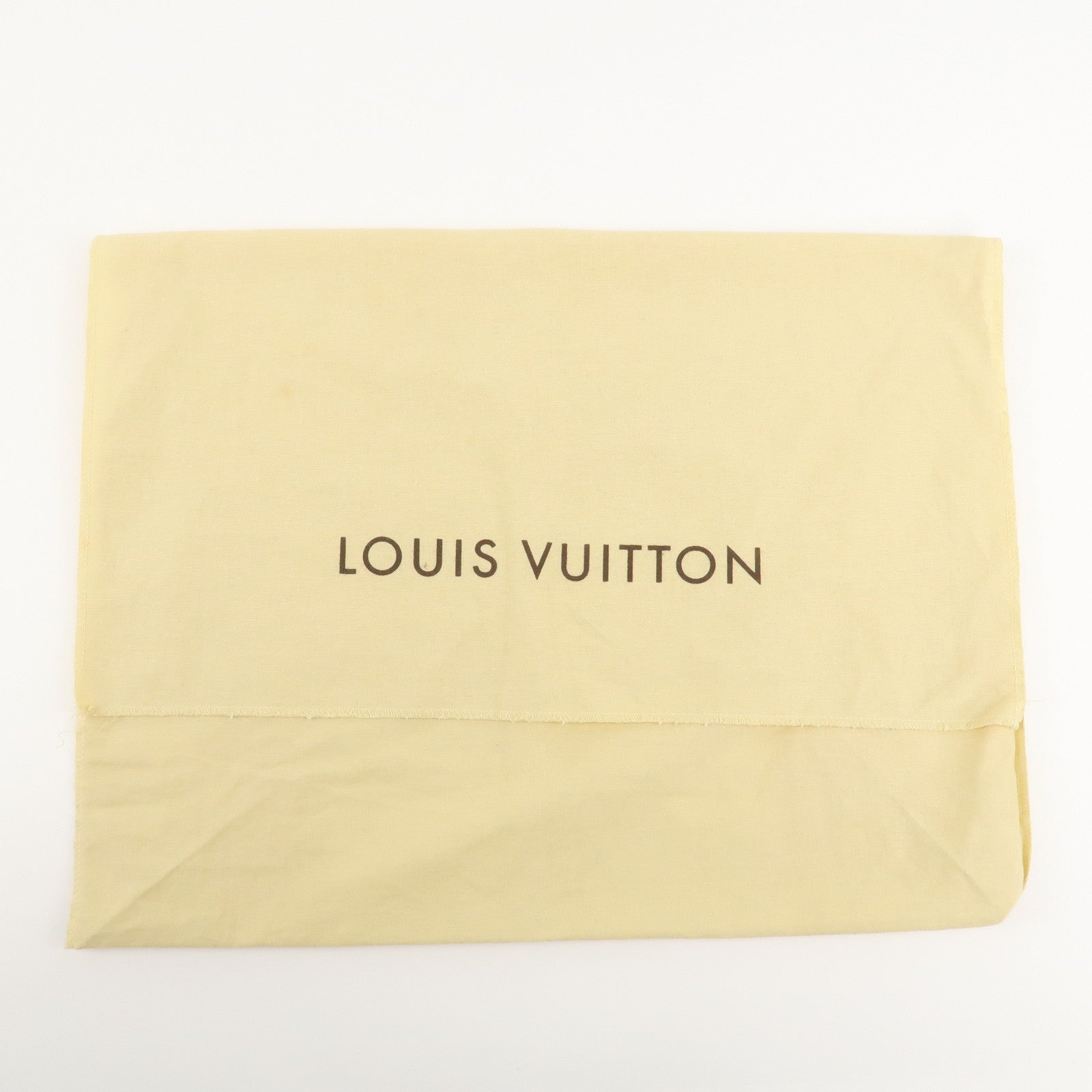 Louis Vuitton Set Of 10 Dust Bag Storage Bag Flap Style Beige Used
