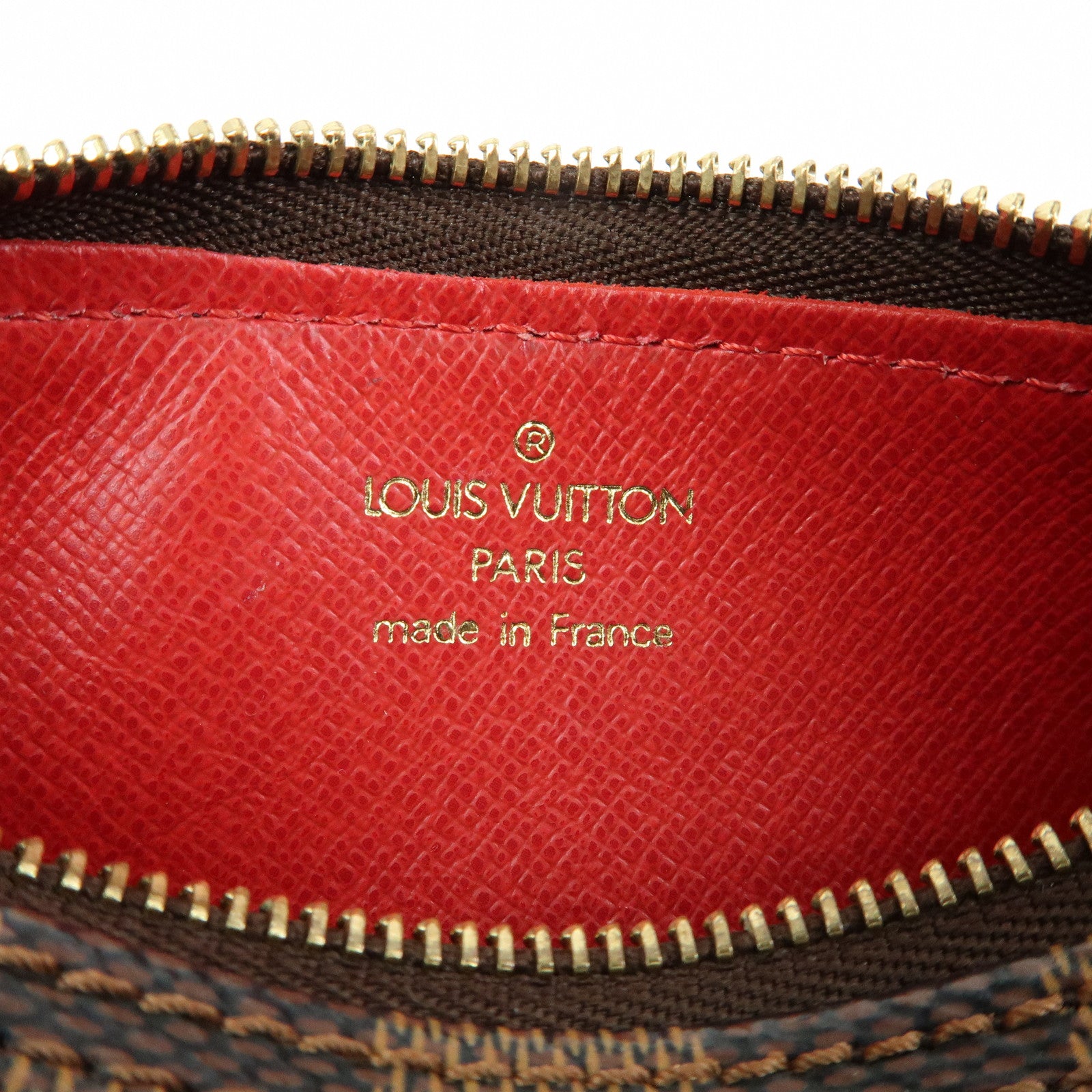 Louis Vuitton Damier Ebene Mini Pouch for Papillon Bag Brown