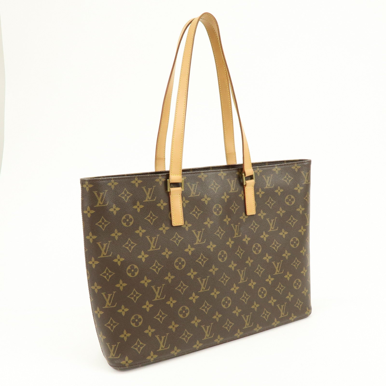 Louis Vuitton Monogram Luco Tote Bag Shoulder Bag Brown M51155