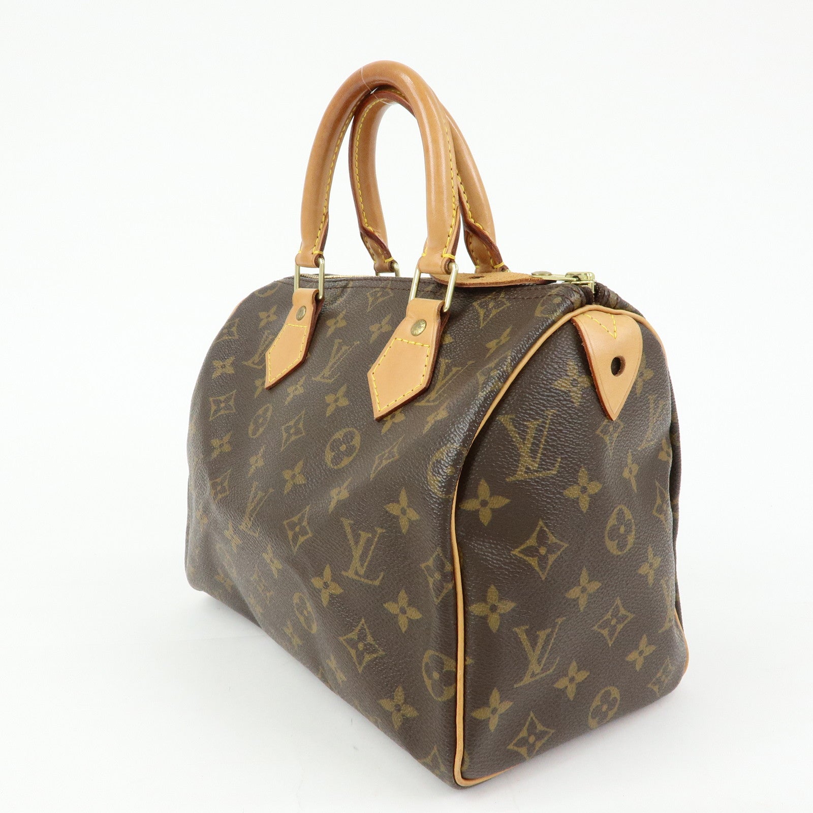Louis Vuitton Monogram Speedy 25 Boston Bag Hand Bag Brown M41528