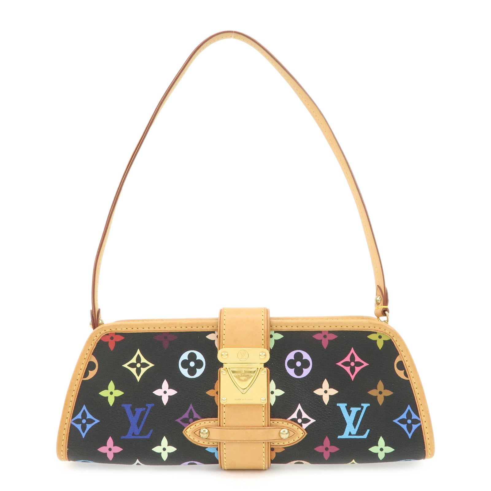 Louis Vuitton Monogram Multicolor Shirley Shoulder Bag Hand Bag M40050 Used