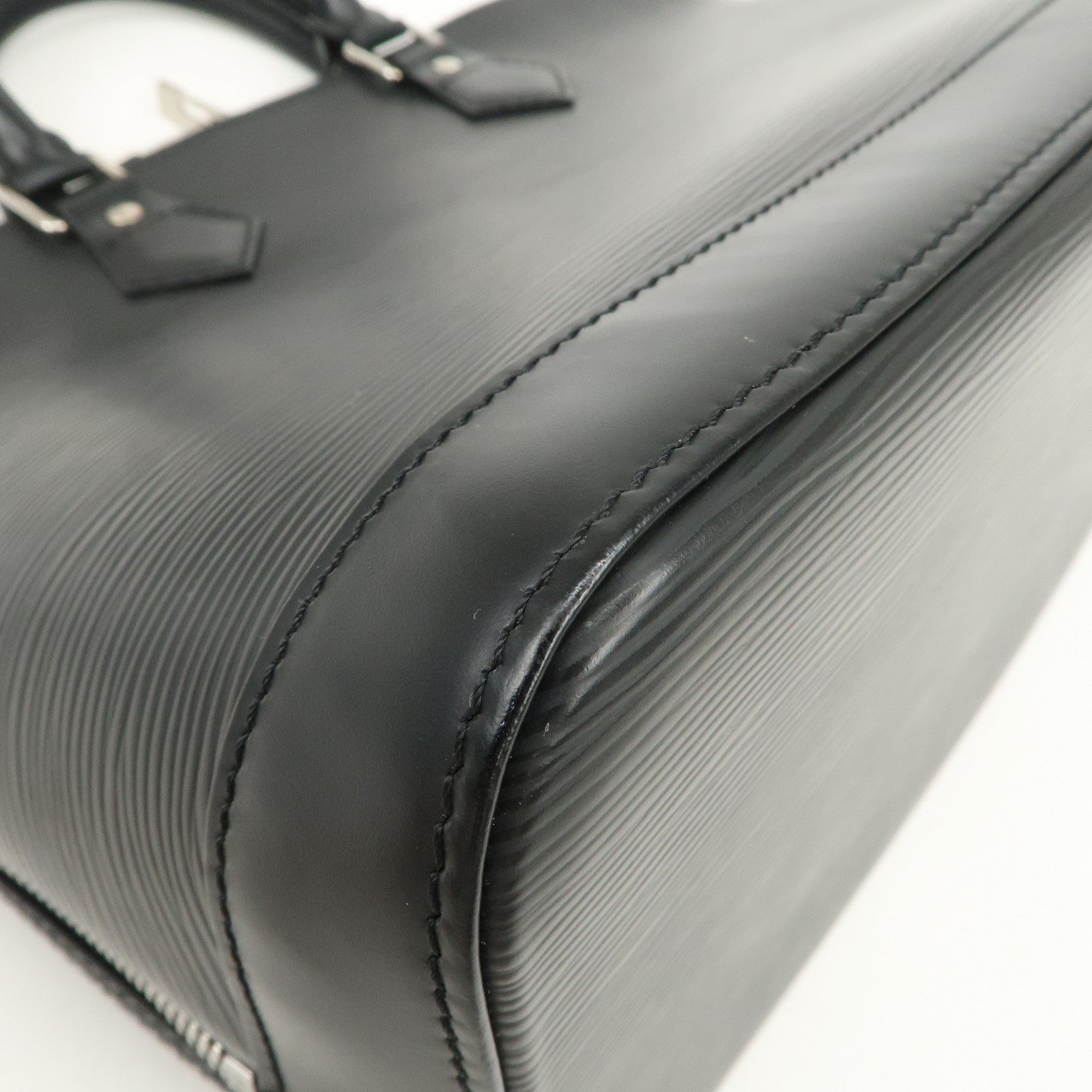 Louis Vuitton Epi Leather Alma PM Hand Bag Noir Black M52802