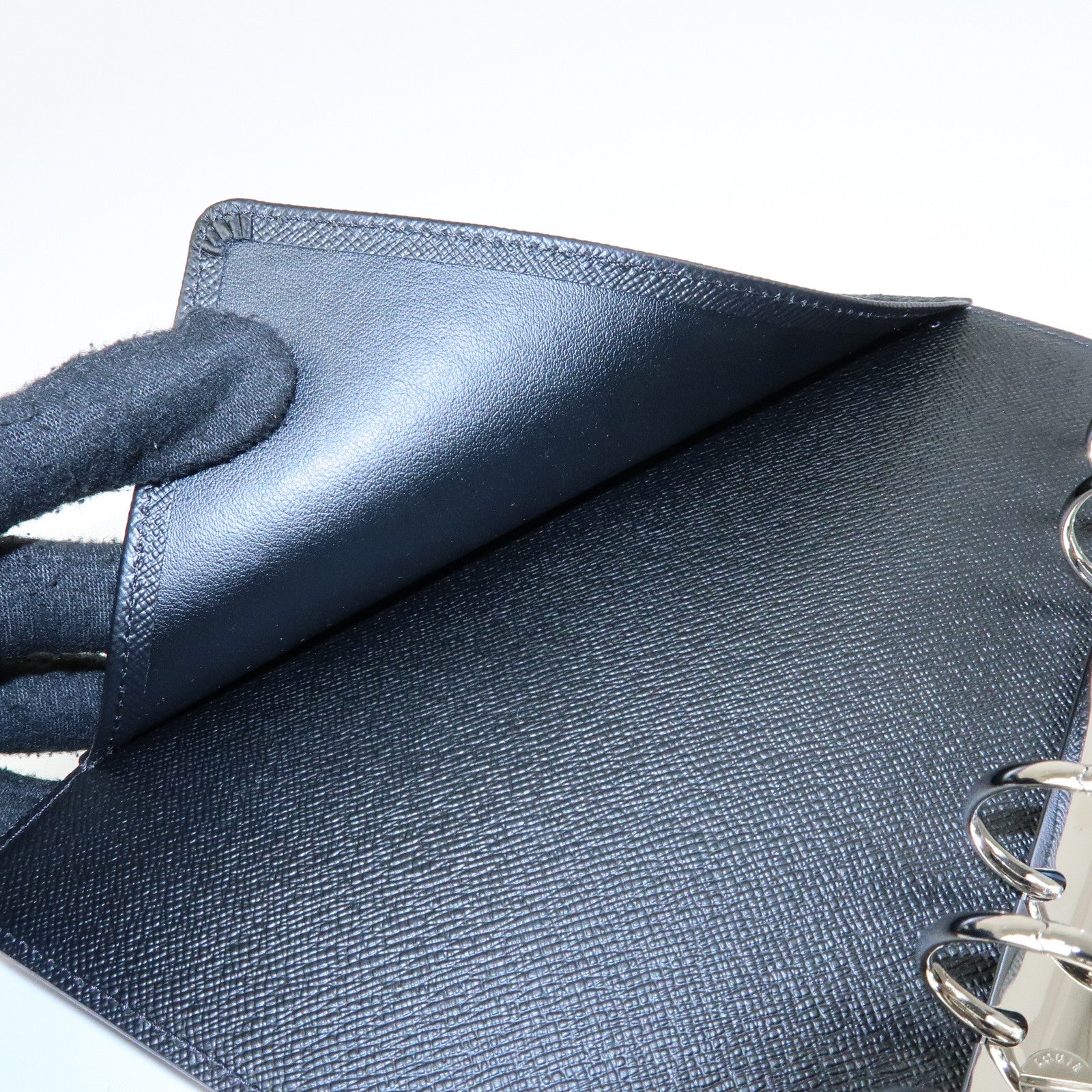 Louis Vuitton Epi Agenda MM Planner Cover Noir Black R20202