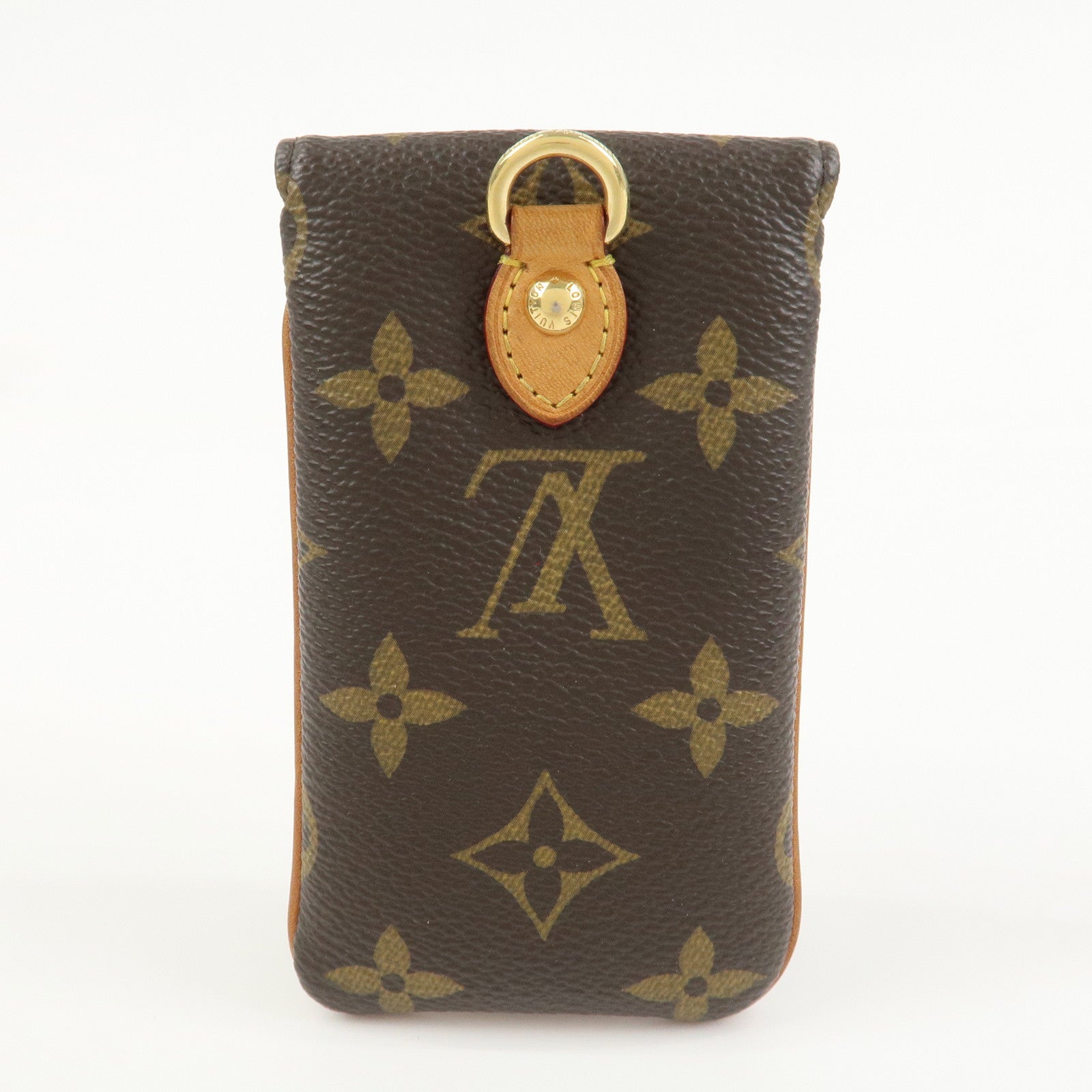 Louis Vuitton Monogram Etui Telefonne MM Phone Case Brown M66546