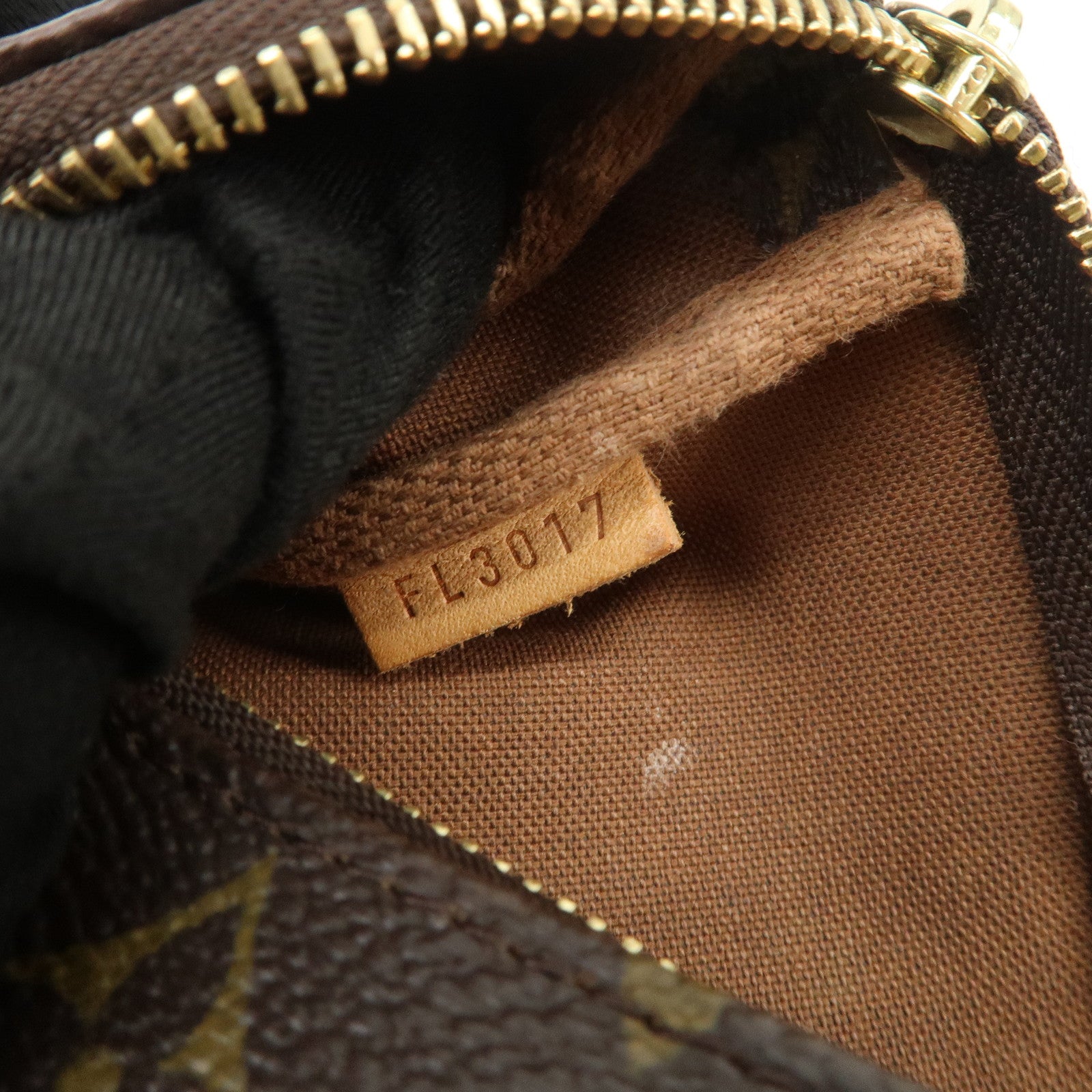 Louis Vuitton Monogram Mini Pochette Accessoires Hand Bag M58009