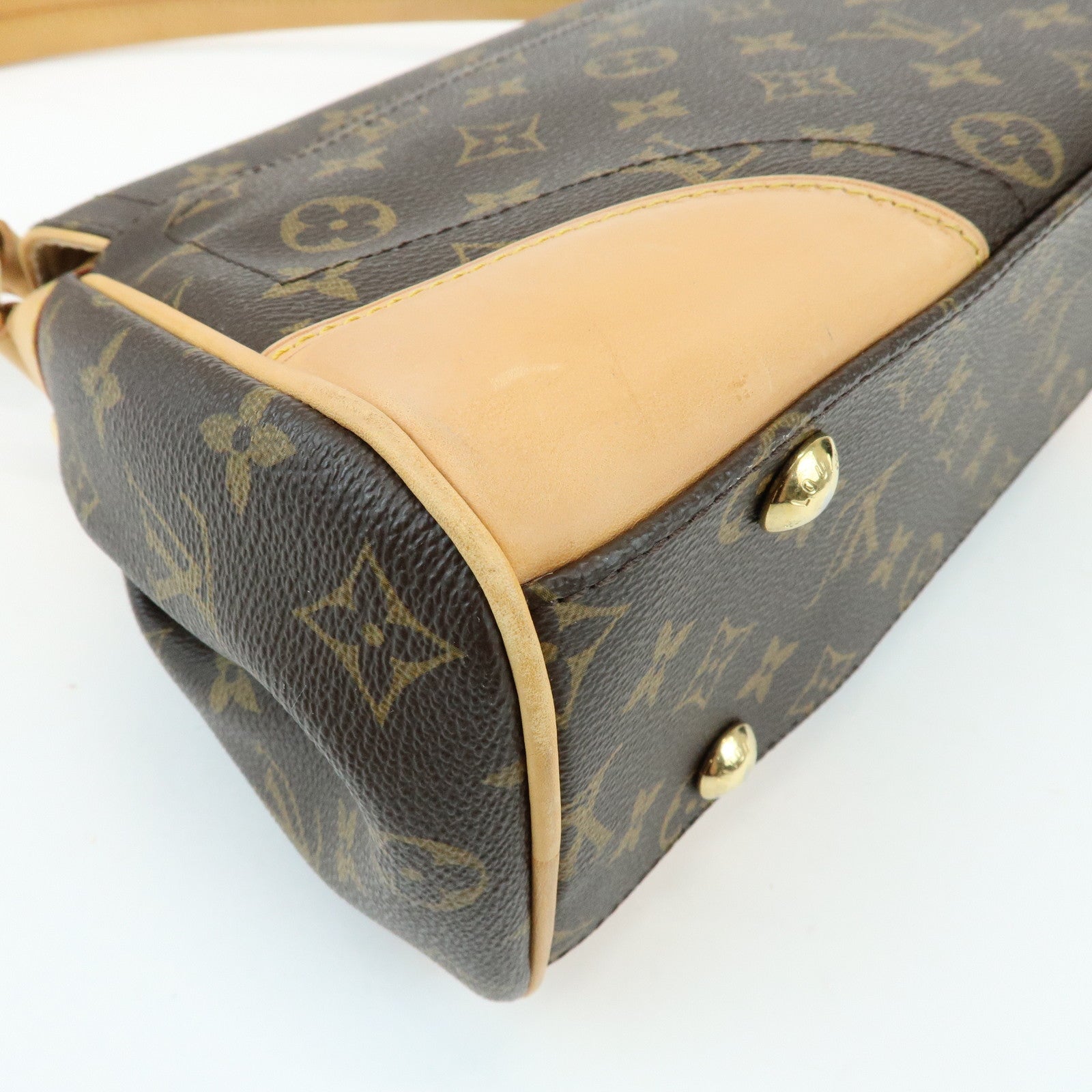Louis Vuitton Monogram Beverly MM Shoulder Hand Bag Brown M40121