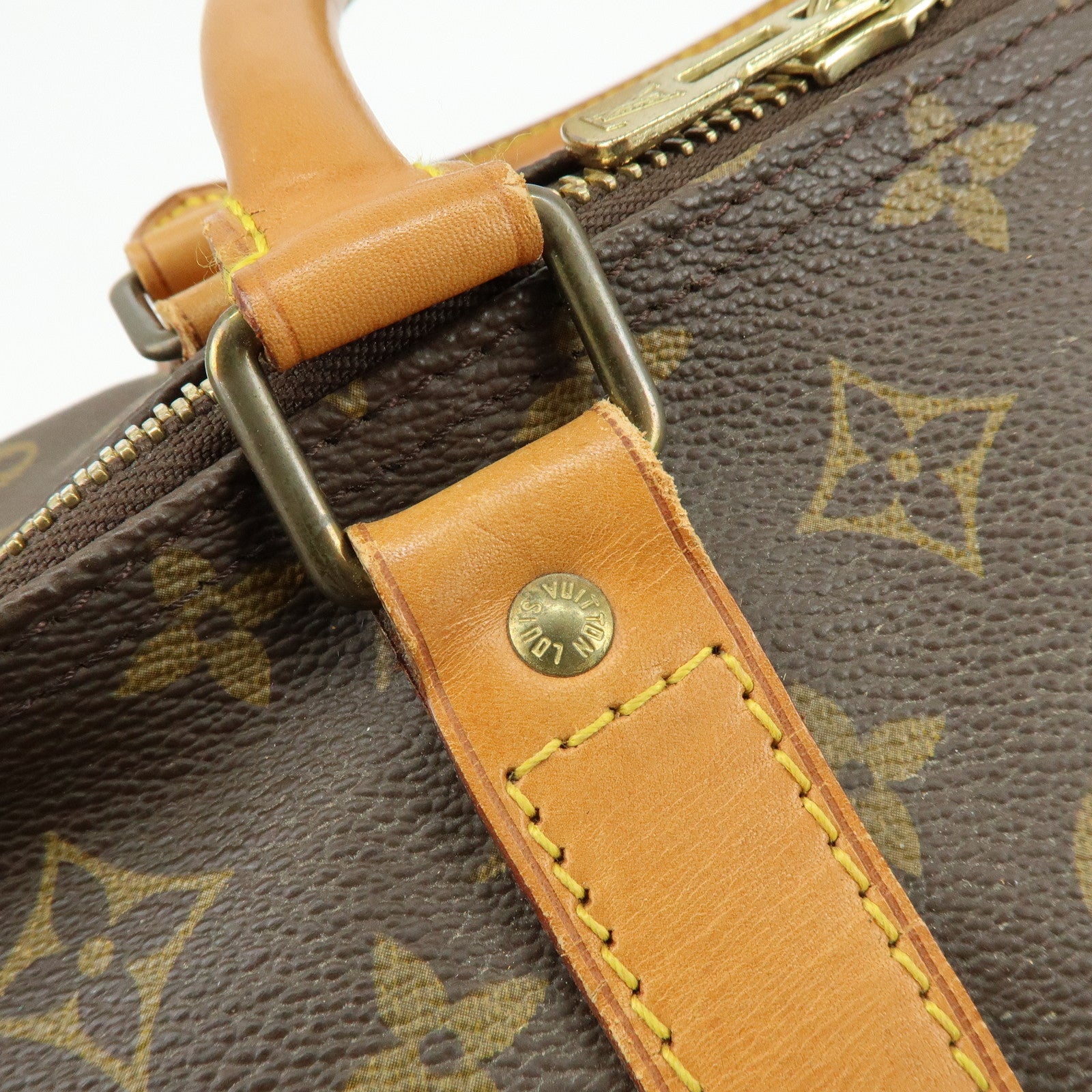 Louis Vuitton Monogram Keep All 60 Boston Bag Brown M41422